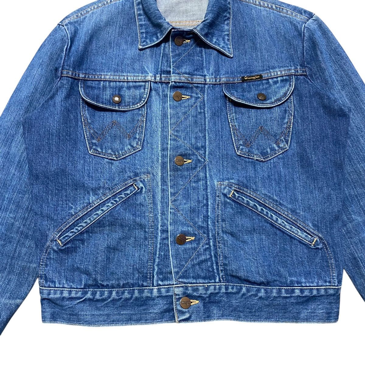 Wrangler Vintage 70s Wrangler Denim Trucker Jacket Lot 12002 Size US M / EU 48-50 / 2 - 5 Thumbnail