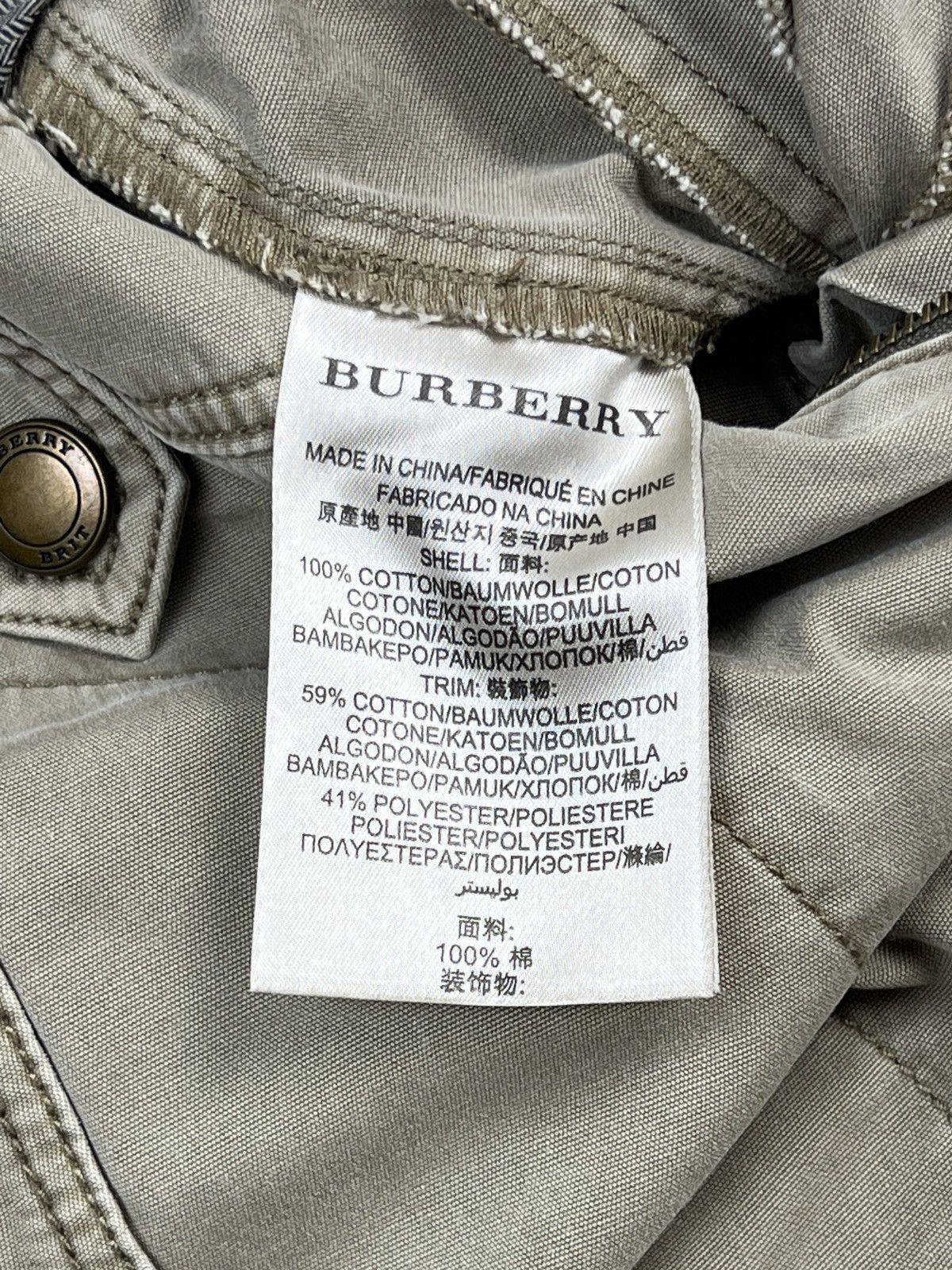 Burberry Burberry Brit Military Style Cargo Pants (Y0605) Size 32" / US 10 / IT 46 - 8 Thumbnail