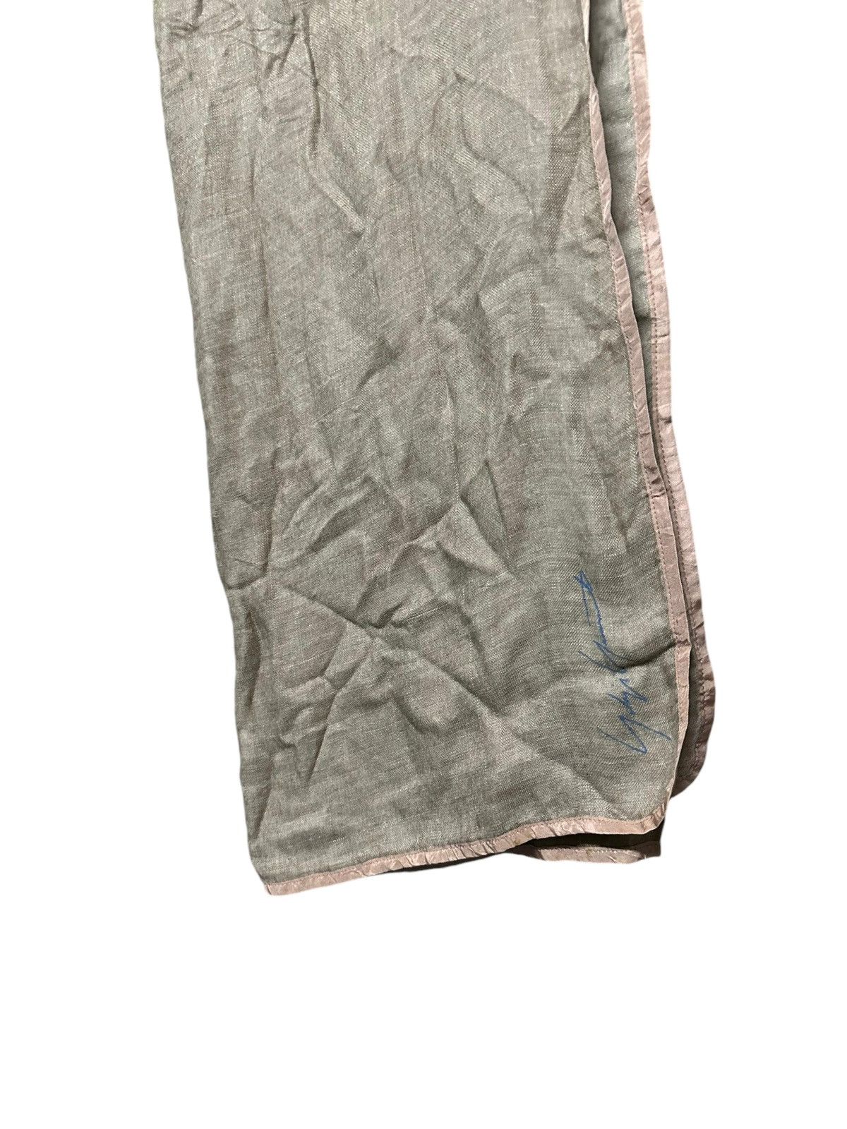 Yohji Yamamoto Yohji Yamamoto Natural Beige Cashmere Scarf Size ONE SIZE - 5 Thumbnail