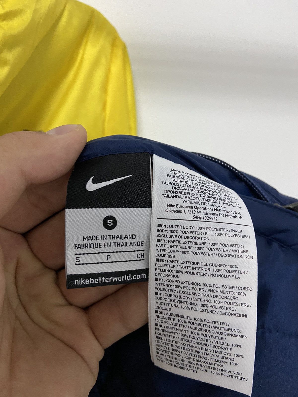 Nike × Vintage Nike Jacket small Logo Vintage Y2K Style Nylon Puffer Size US S / EU 44-46 / 1 - 9 Thumbnail