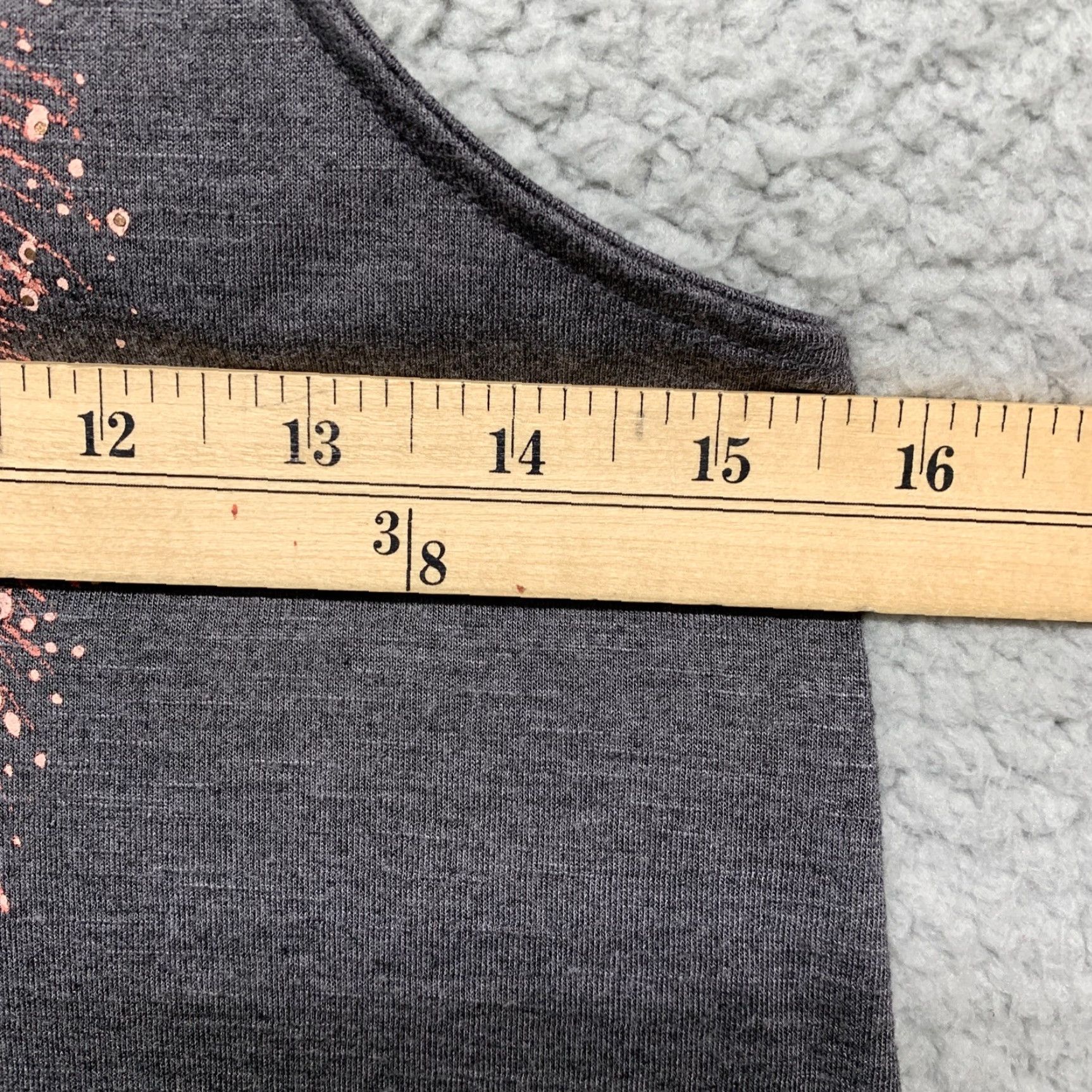 Pinko Mudd Womens Tank Top Gray Pink Feather Graphics Size XXS Size XXS / US 00 / IT 34 - 7 Thumbnail