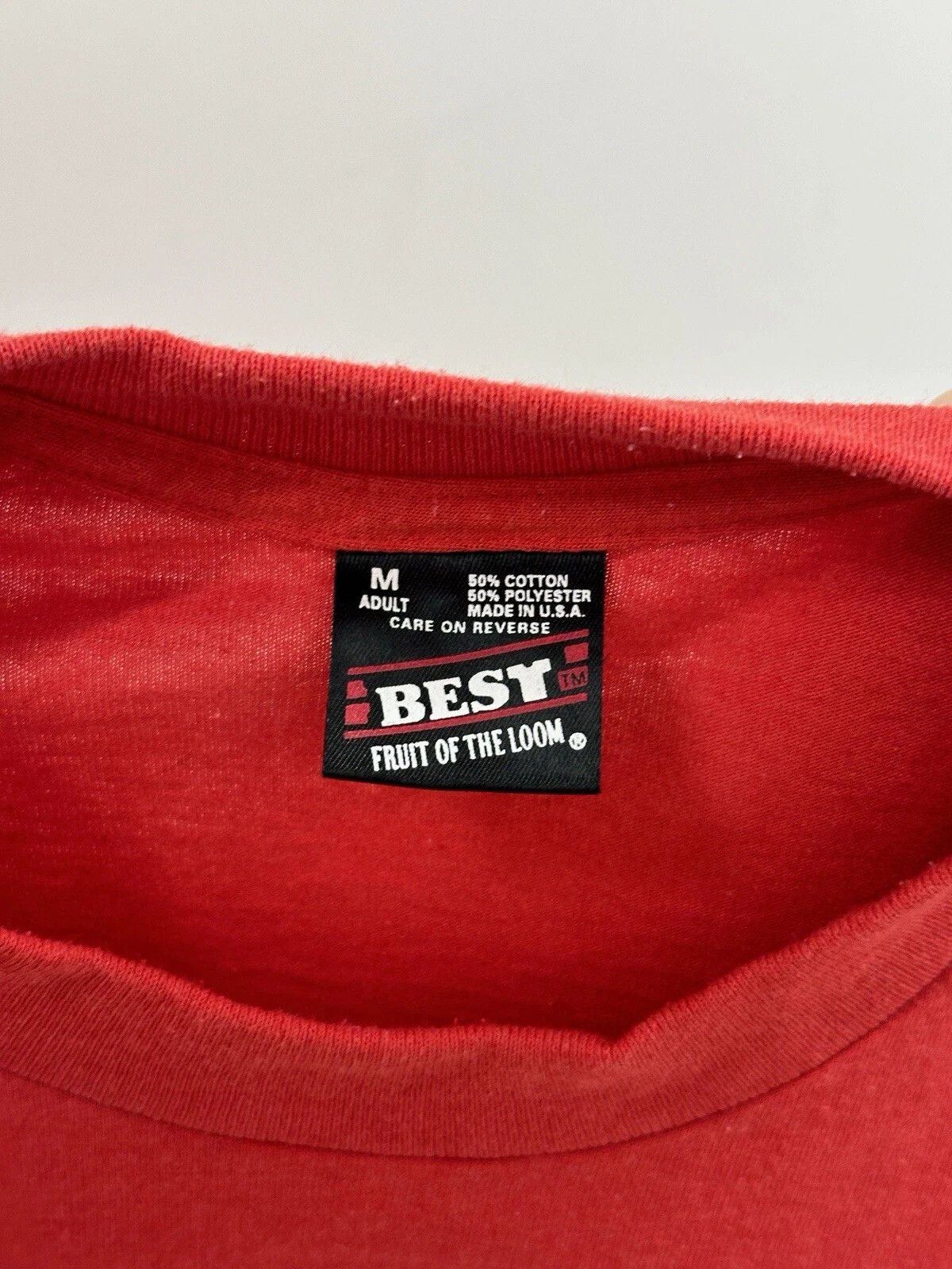 Fruit Of The Loom Vintage 1990s Indiana University Shirt Single Stitch NCAA Size US M / EU 48-50 / 2 - 10 Thumbnail