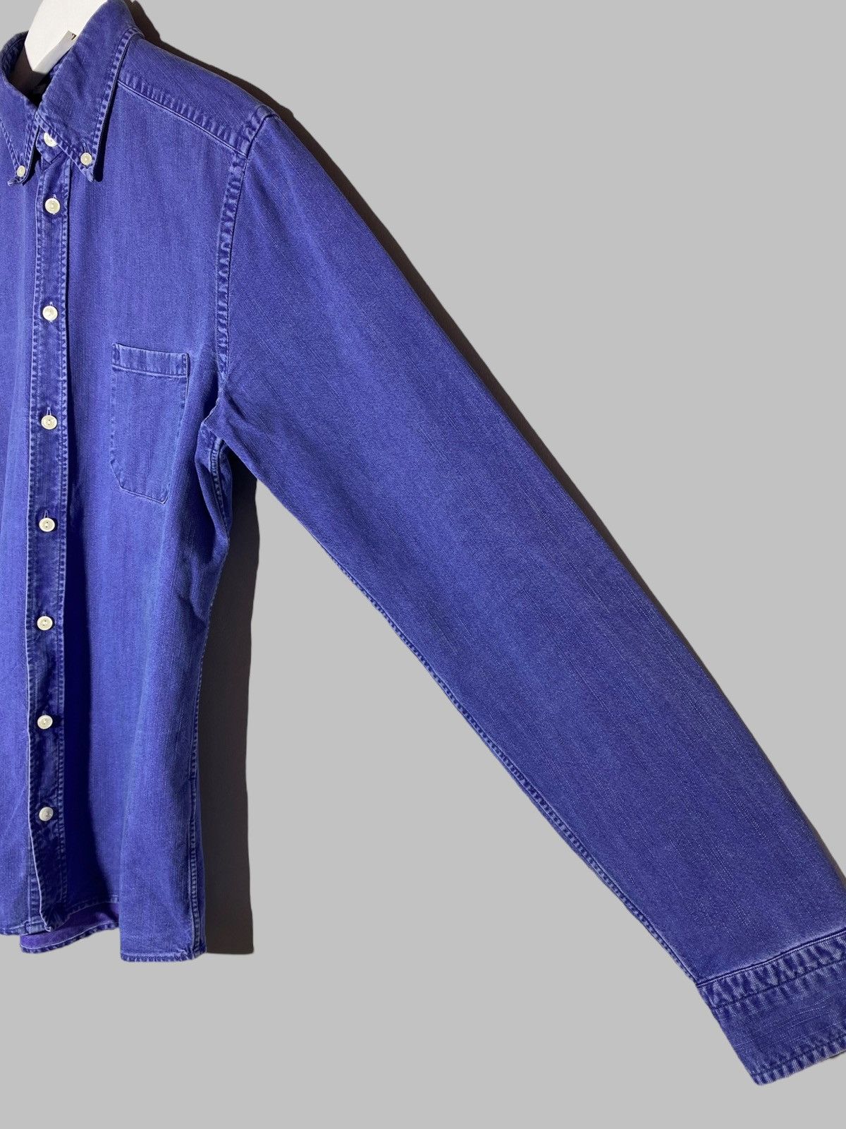 Eton 🔥 ETON DENIM BUTTON DOWN SHIRT SLIM FIT PREPPY STYLE Size US M / EU 48-50 / 2 - 9 Thumbnail