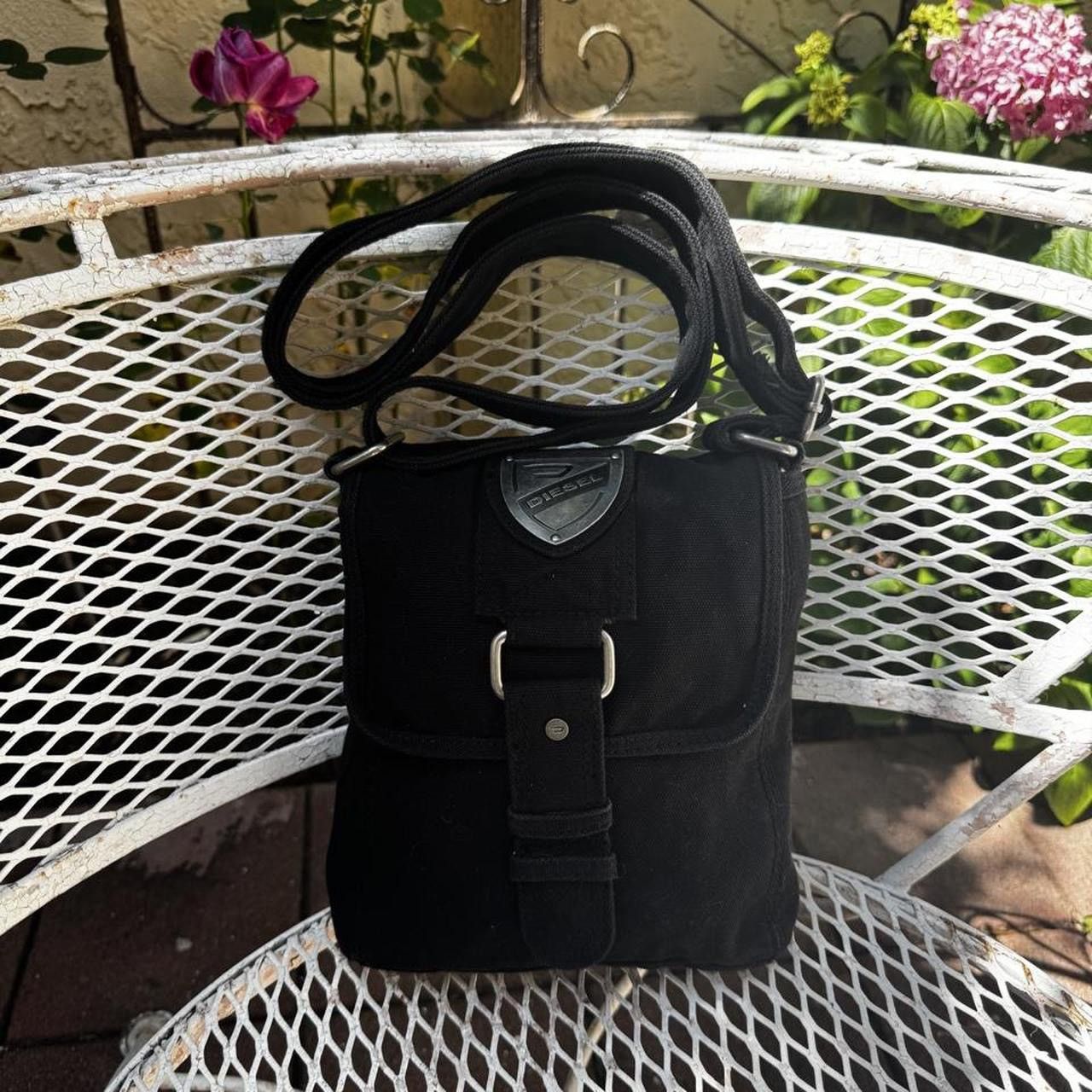 Diesel Y2K Black Denim Diesel Bag Size ONE SIZE - 1 Thumbnail