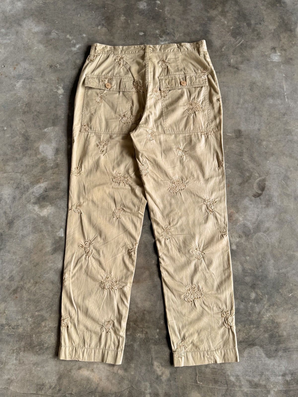 Ne-Net Rare🐉Ne-Net by Issey Miyake Print Pants Size US 30 / EU 46 - 5 Thumbnail