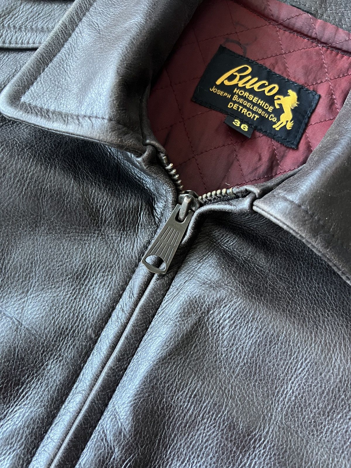 Buco Buco - The Real Mccoy’s Horsehide Leather A-2 Flight Jacket Size US S / EU 44-46 / 1 - 10 Thumbnail