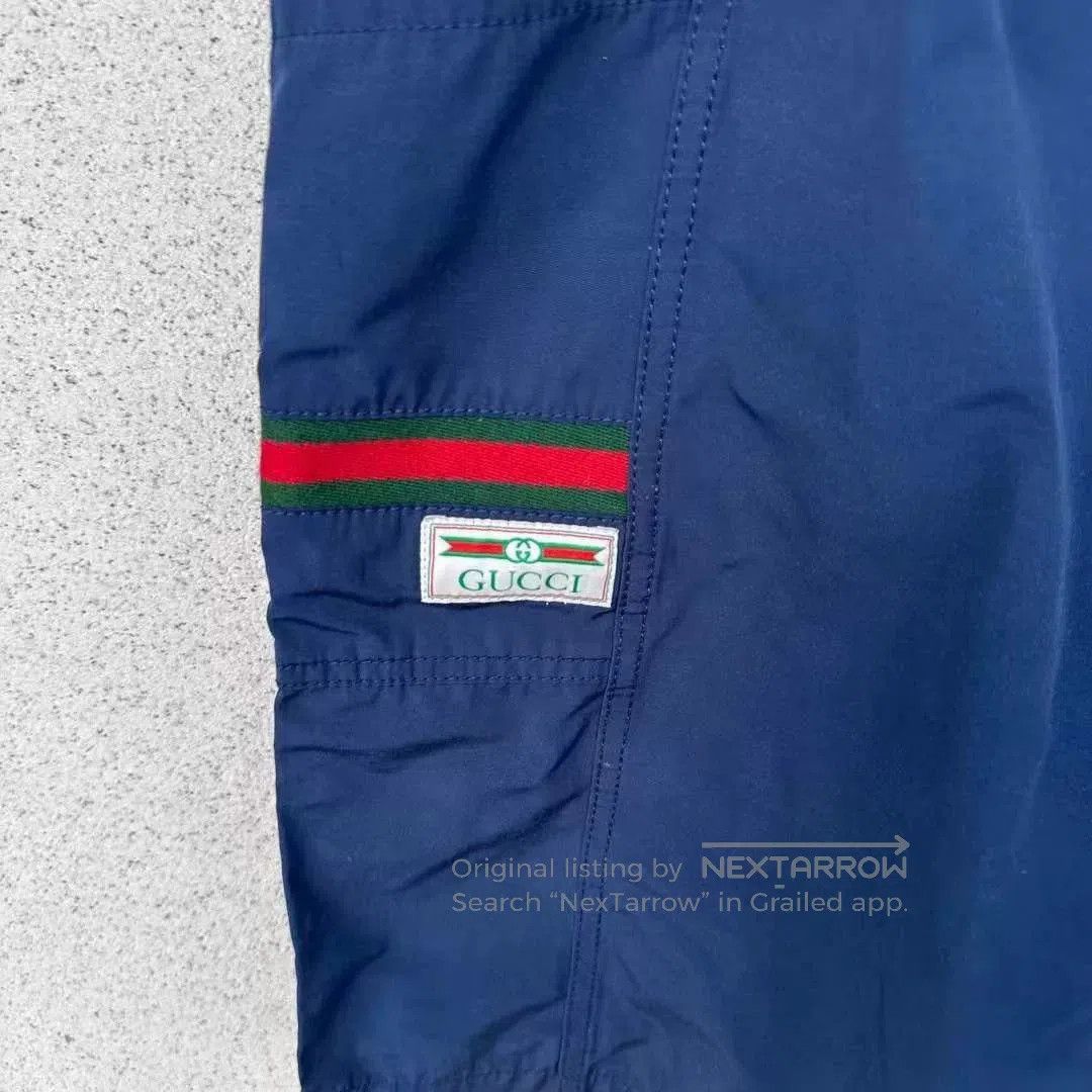 Gucci Gucci Red Green Stripe Small Logo Shorts. Size US 32 / EU 48 - 3 Thumbnail