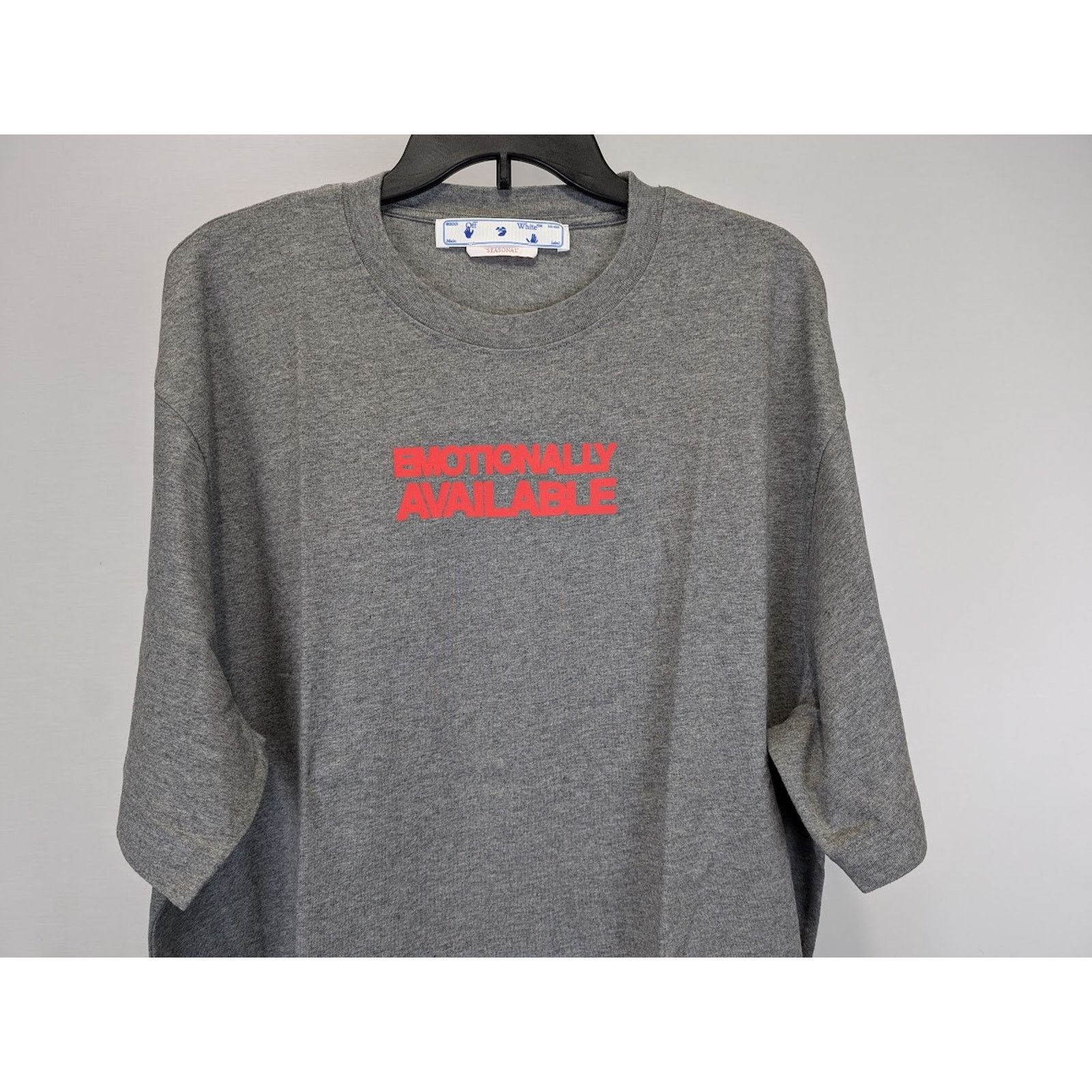 Off-White o1rshd1 Emotion Arrow Over Skate Shirt in Gray Size US M / EU 48-50 / 2 - 4 Thumbnail