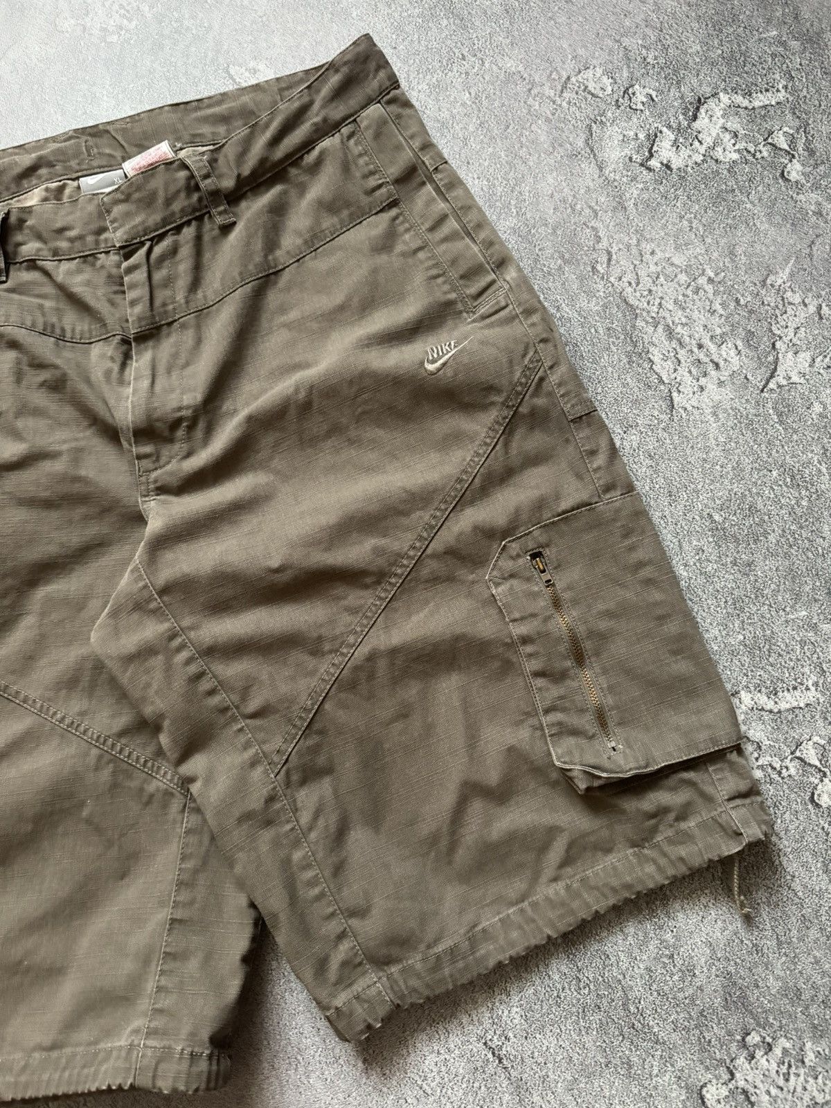 Nike × Vintage Nike XL cargo vintage shorts 🩳 swoosh Size US 36 / EU 52 - 6 Thumbnail