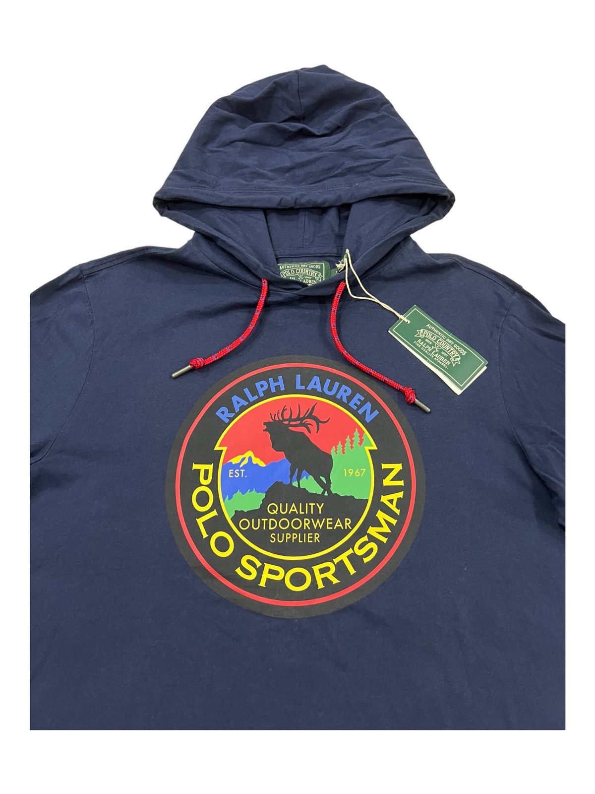 Lo Life × Polo Ralph Lauren × Ralph Lauren Sport RARE NWT Polo Sportsman Ralph Lauren Pullover Hoodie Shirt Size US S / EU 44-46 / 1 - 3 Thumbnail