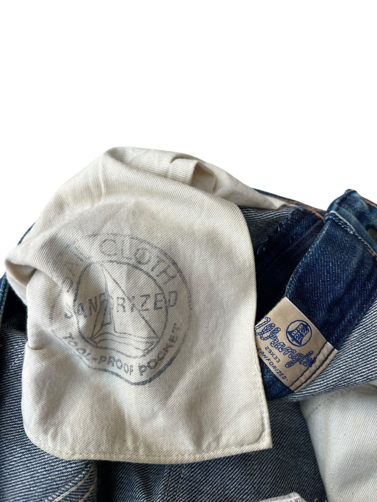 Wrangler Vintage Wrangler Blue Bell Distressed Mud Denim Jeans Size US 29 - 23 Thumbnail