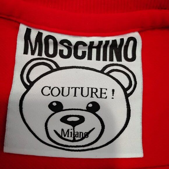 Moschino Moschino Couture Teddy Bear Not A Toy Long Sleeve T-Shirt Size US M / EU 48-50 / 2 - 4 Thumbnail