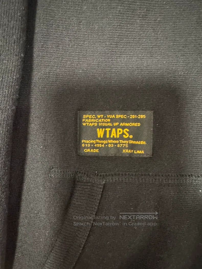 Wtaps Wtaps Classic black gold logo hoodie Size US XL / EU 56 / 4 - 3 Thumbnail