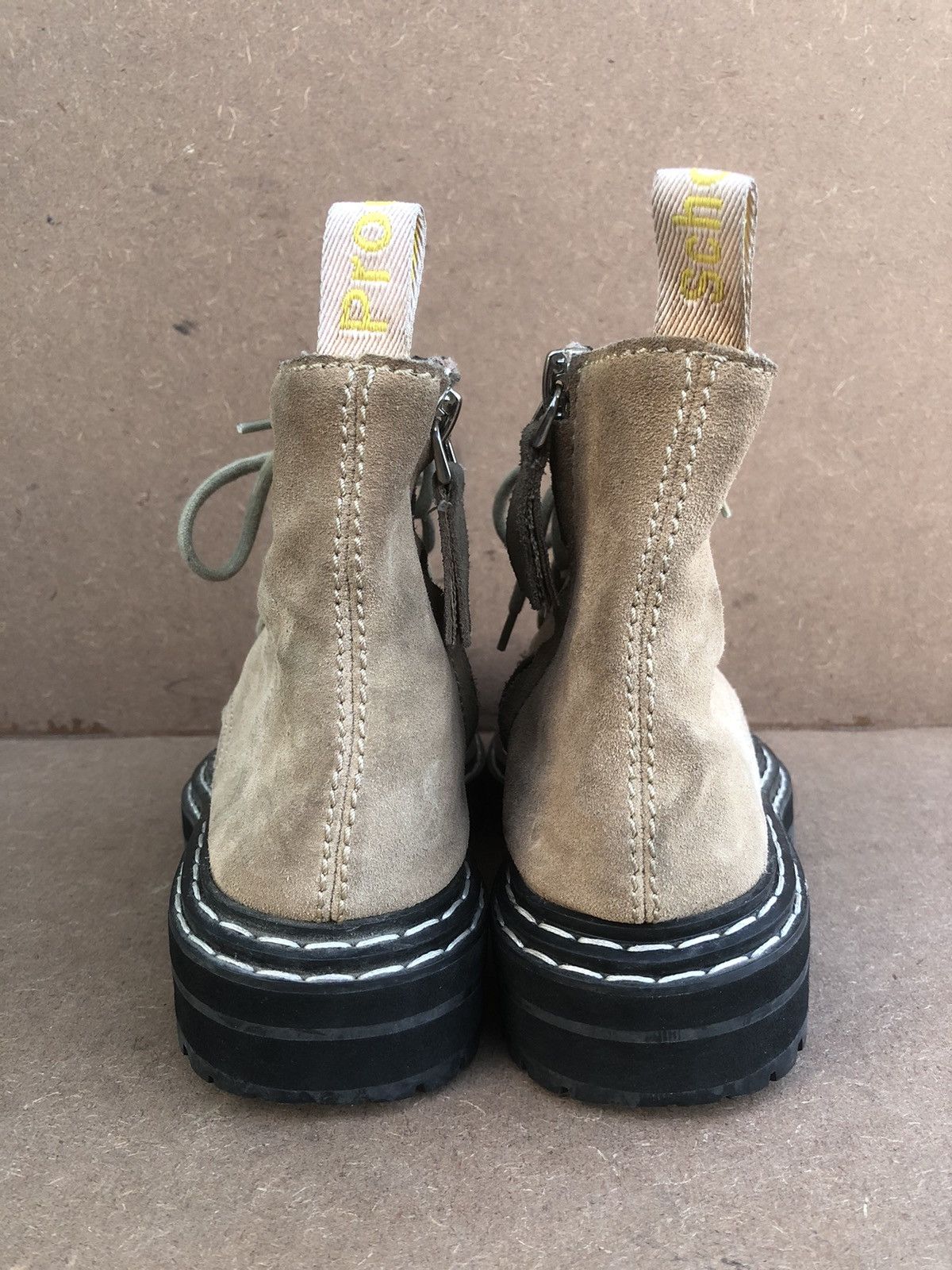 Proenza Schouler Proenza Schouler Beige Suede Leather Size US 6 / IT 36 - 9 Thumbnail