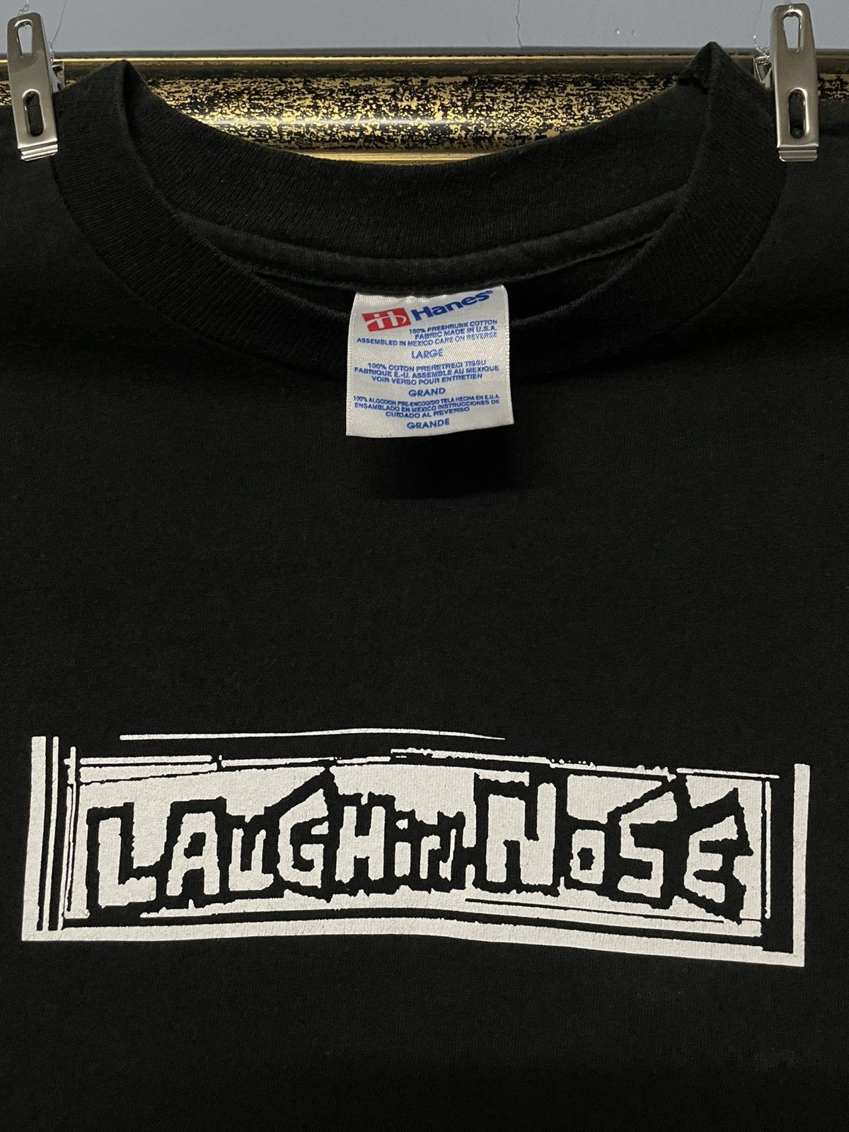 Vintage Vintage 90s Laughin Nose Cunts Up Og Punk Japan Band Tshirt Size US L / EU 52-54 / 3 - 14 Thumbnail