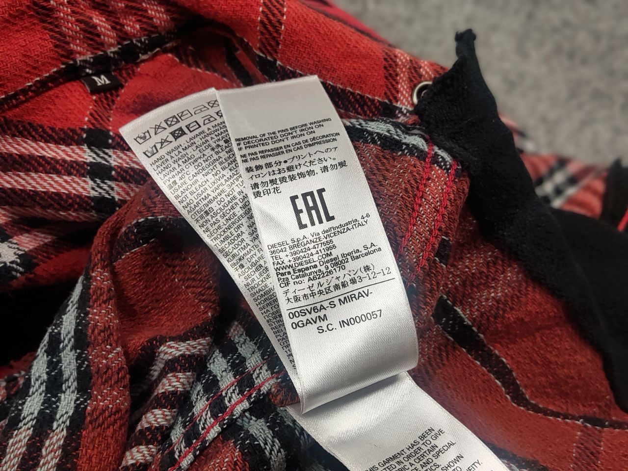 Diesel Diesel alchemy from above Distressed Plaid Flannel Shirt Size US M / EU 48-50 / 2 - 20 Thumbnail