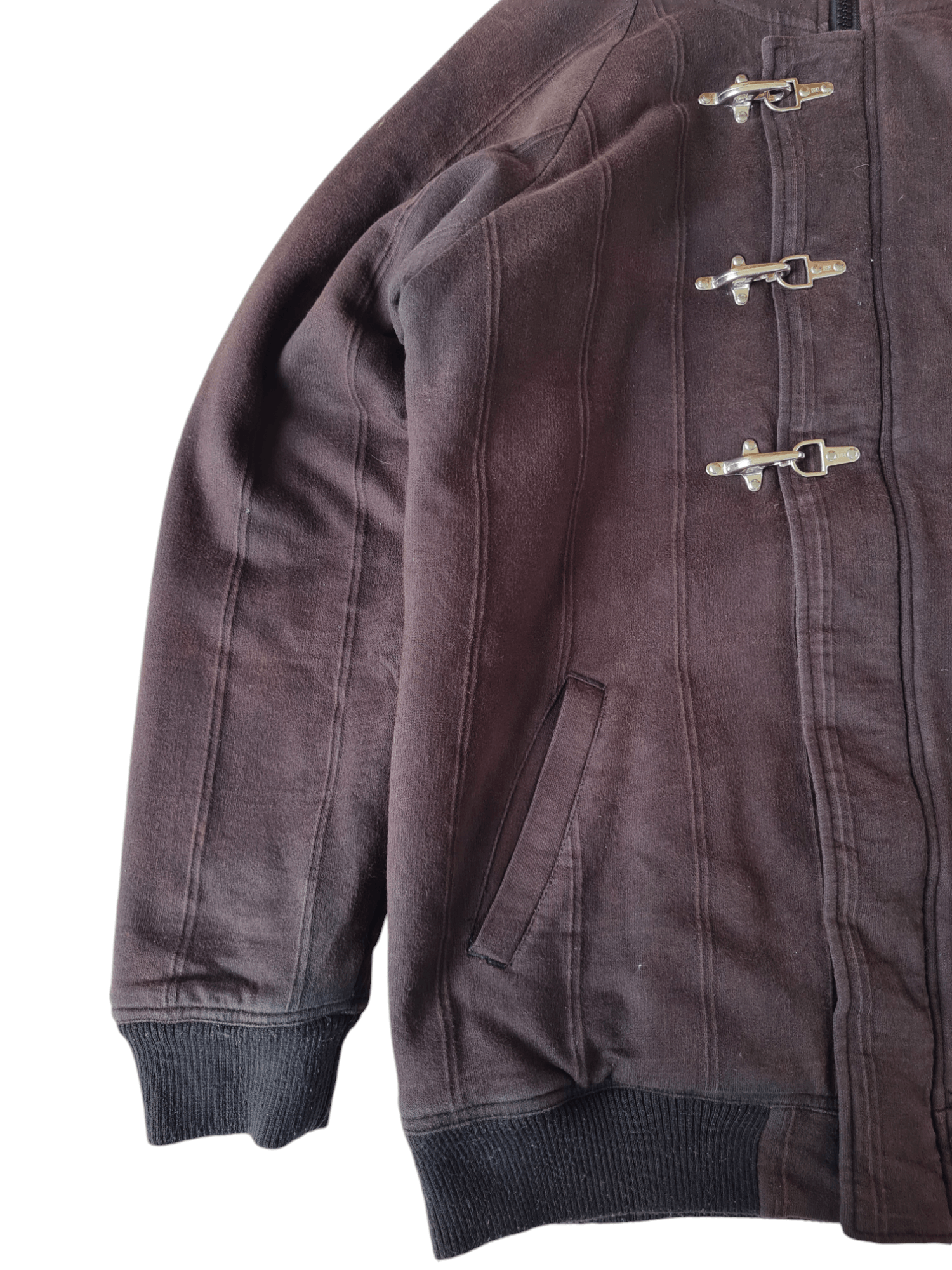 Japanese Brand × Vintage Vtg People To The People Fur Hoodie Jacket Size US L / EU 52-54 / 3 - 4 Thumbnail