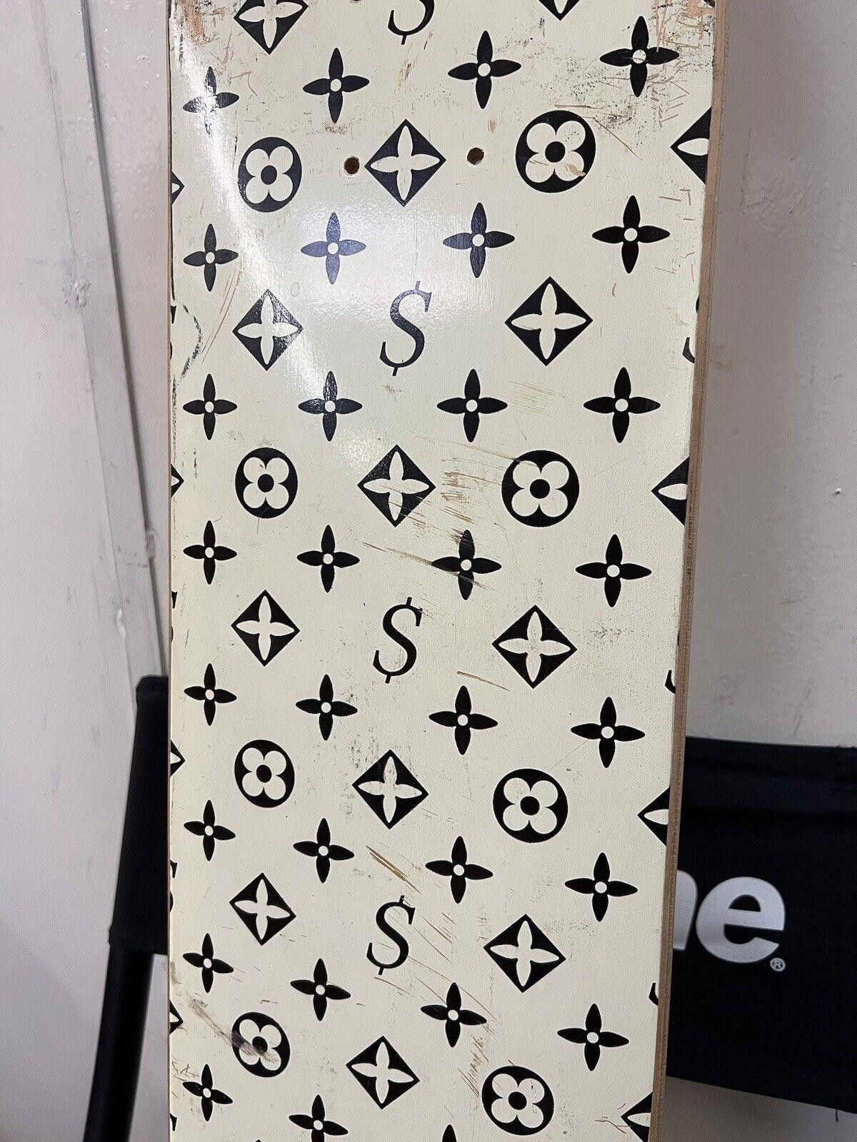 Supreme Pre-Owned 2000 Supreme LV Louis Vuitton Monogram Deck White Size ONE SIZE - 4 Thumbnail