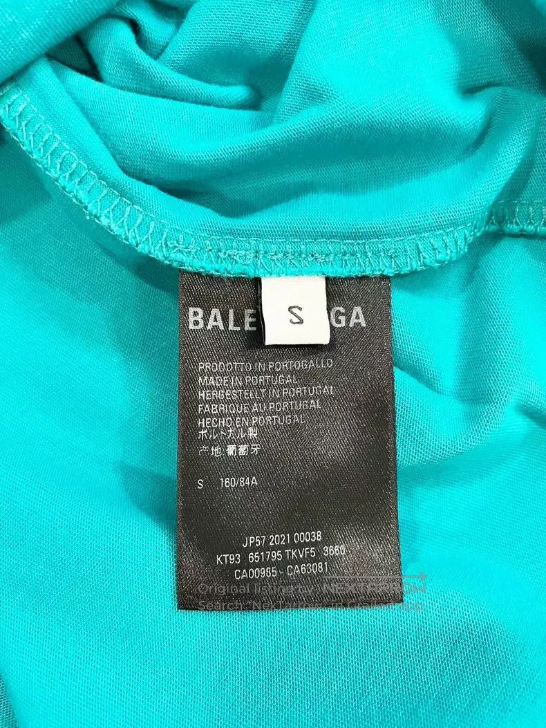 Balenciaga Balenciaga Mosaic Blurred Logo BB Letter Short Sleeve Size US S / EU 44-46 / 1 - 5 Thumbnail