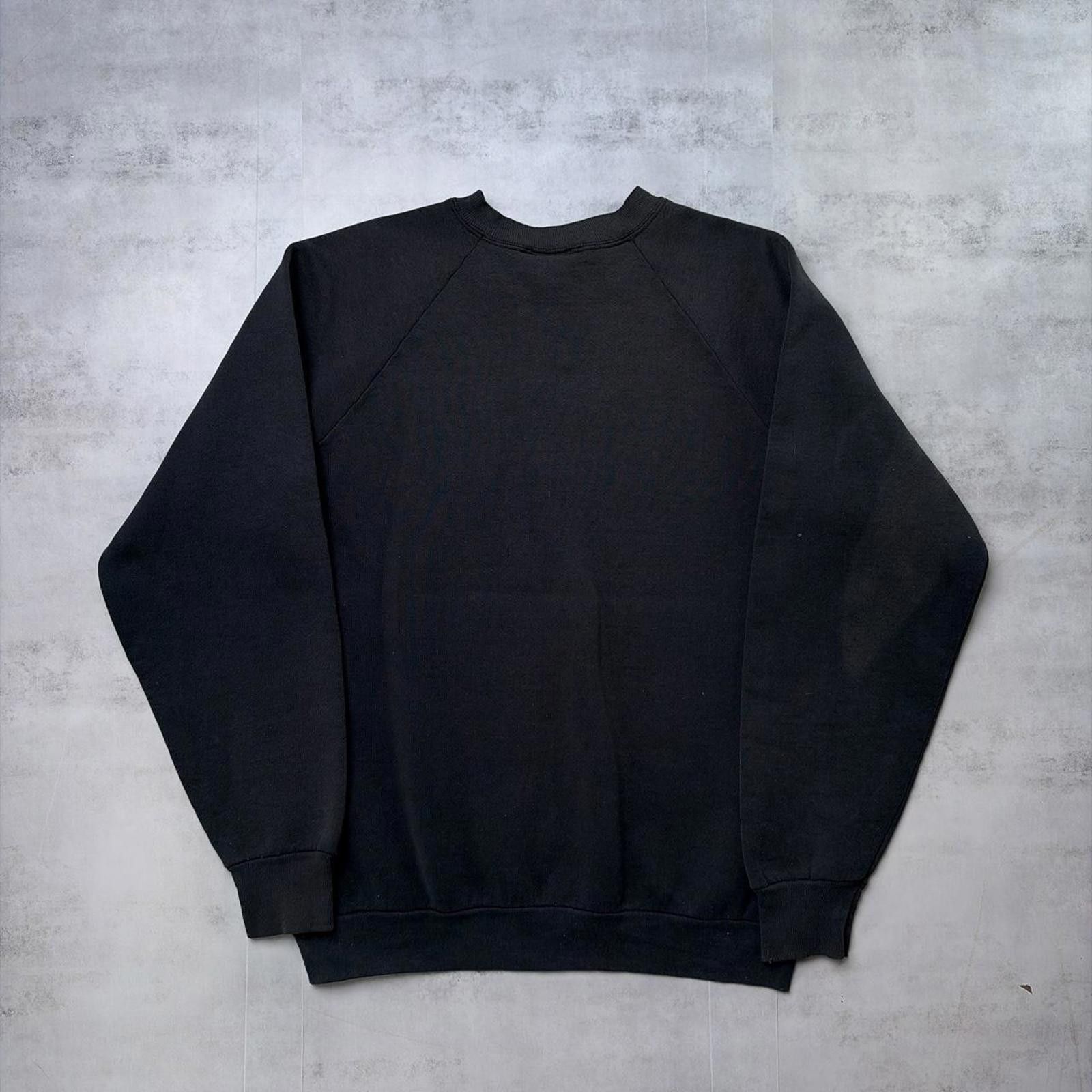 Guess Vintage 90’s Black Guess Grunge Distressed Crewneck Sweater Size US L / EU 52-54 / 3 - 7 Thumbnail