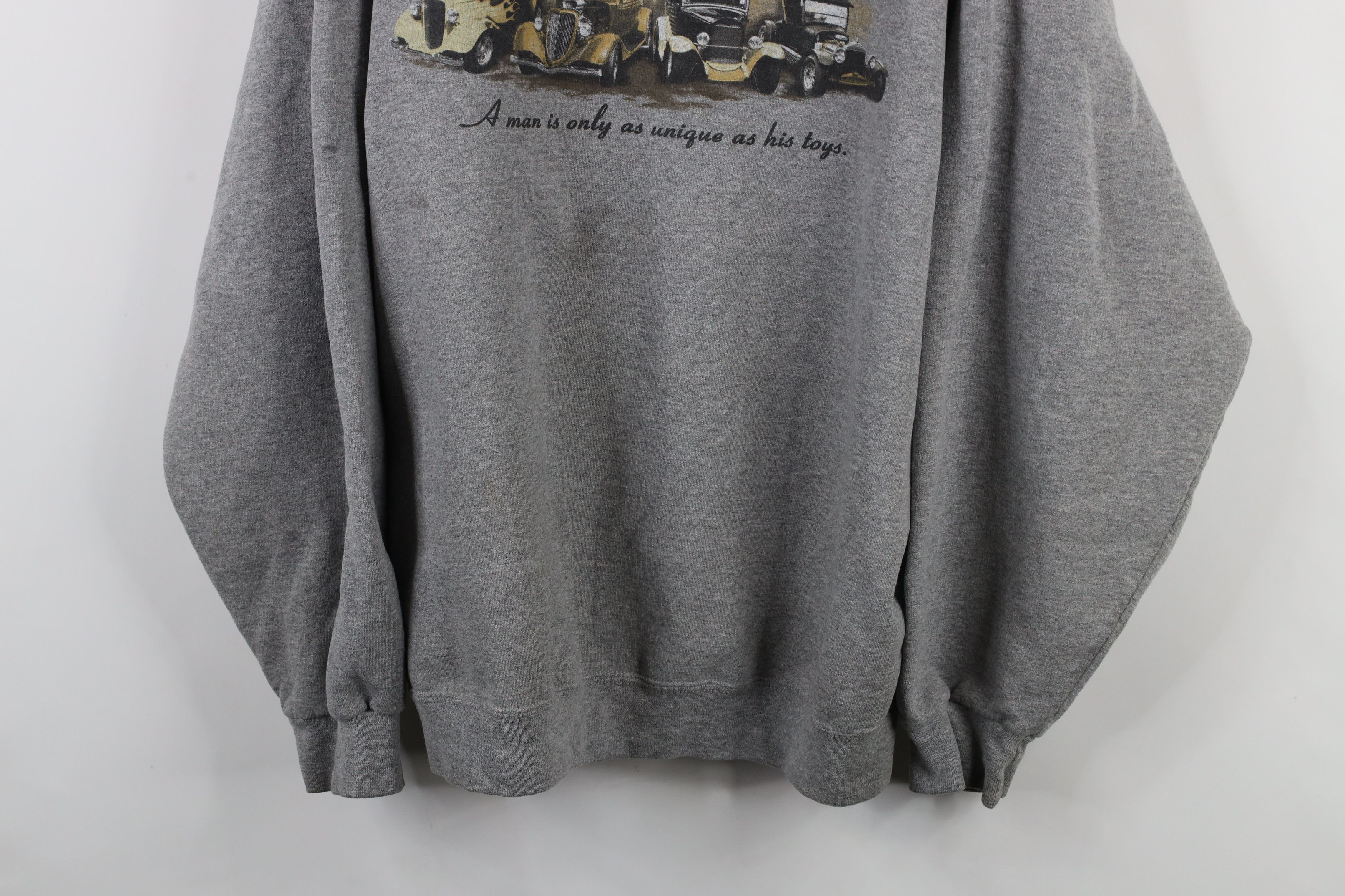 Vintage Vintage 90s Y2K Streetwear Classic Hot Rod Car Sweatshirt Size US XXL / EU 58 / 5 - 3 Thumbnail