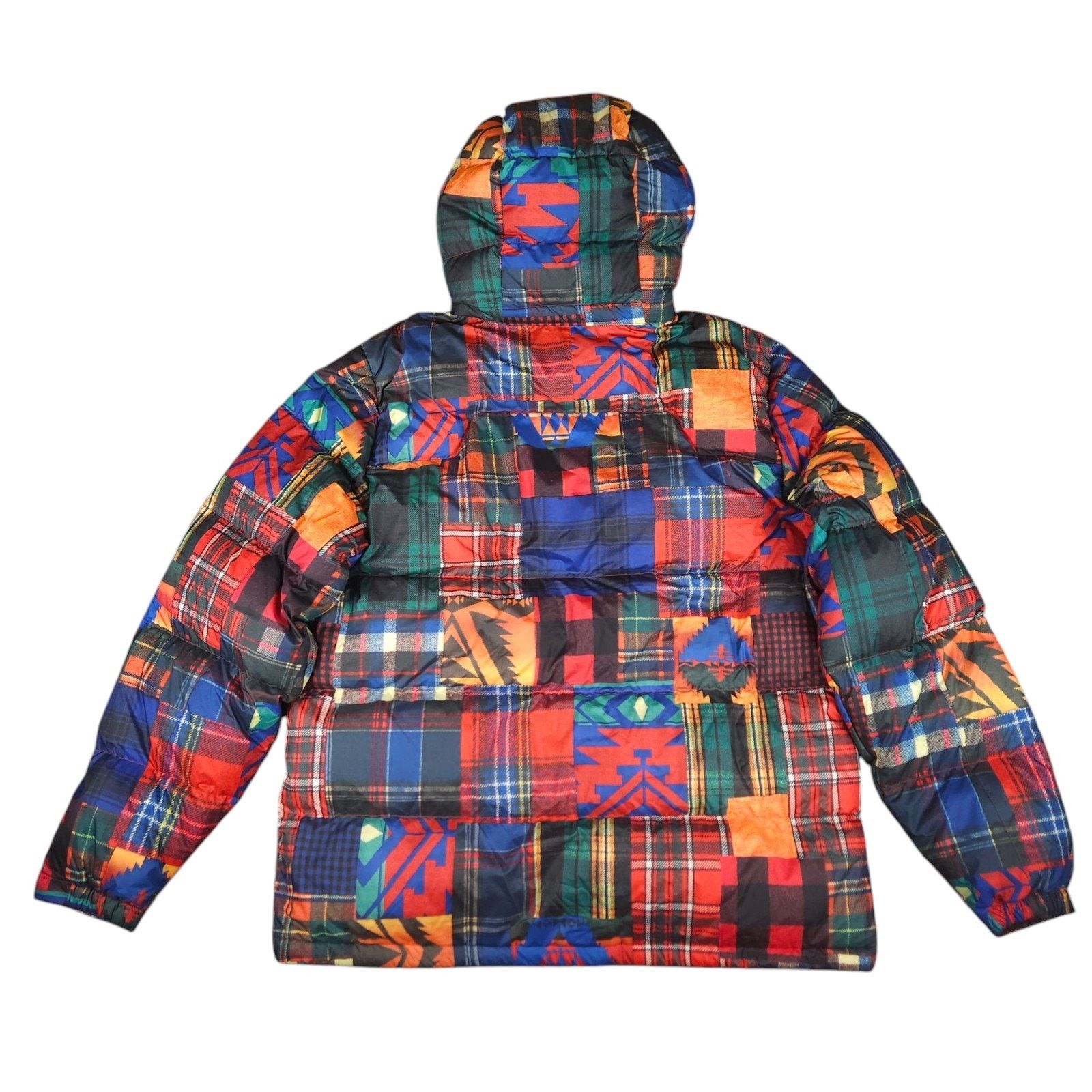 Polo Ralph Lauren Polo Ralph Lauren Patchwork Down Puffer Aztec Jacket XLT Size US XL / EU 56 / 4 - 8 Thumbnail