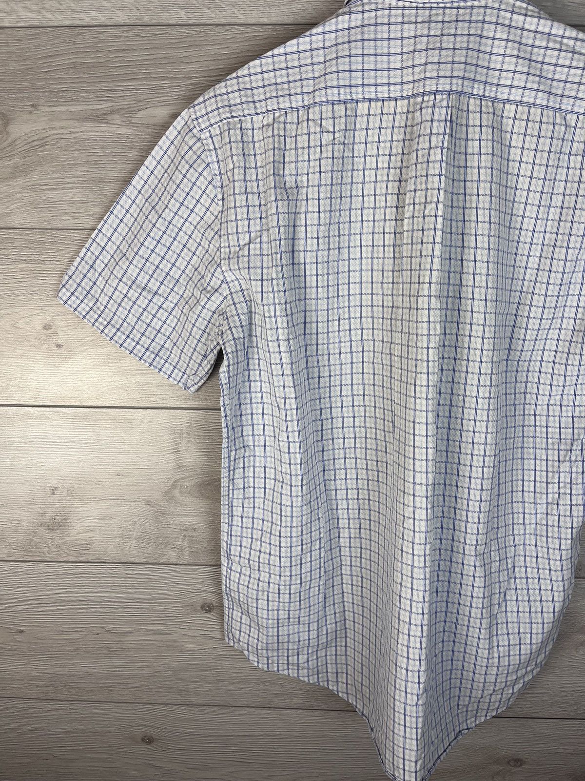 Yves Saint Laurent Vintage Mens Button Down Shirt Short Sleeve YSL Size US L / EU 52-54 / 3 - 12 Thumbnail