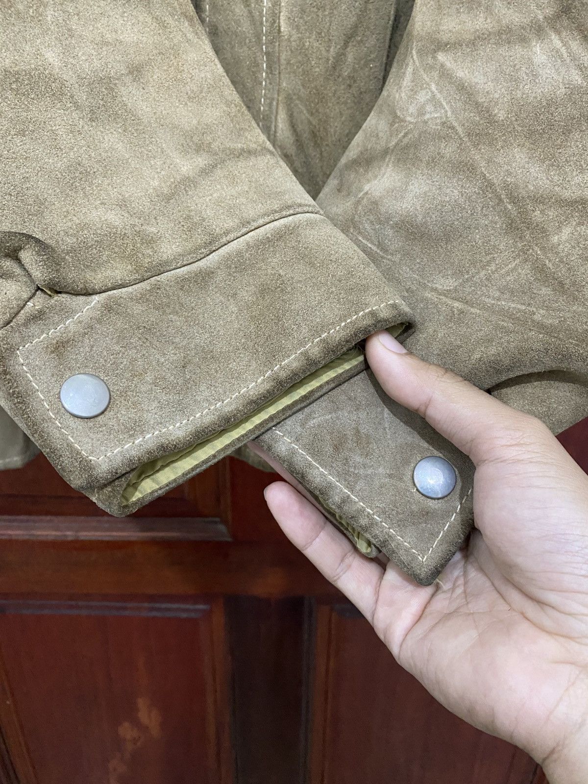 Cowboy Equipment Vintage Genuine Leather Suede Jacket Size US M / EU 48-50 / 2 - 7 Thumbnail