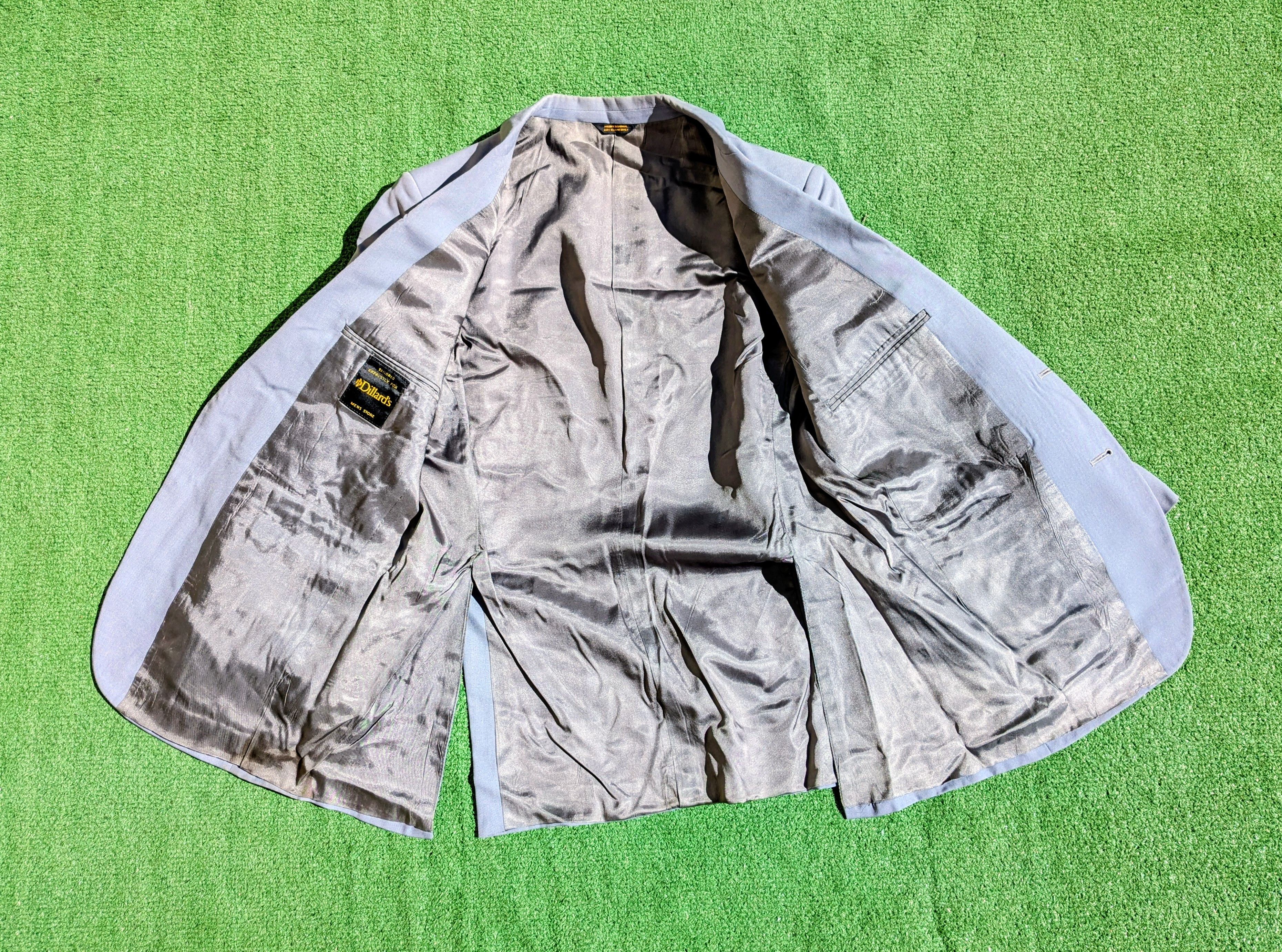 Dillard's VTG 1990s MARKS/MISSING BUTTON Dillards Single Breasted Coat Size 38S - 6 Thumbnail