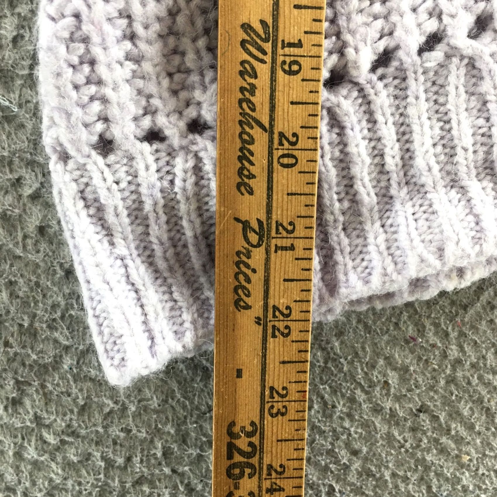 American Eagle Outfitters American Eagle Outfitters Sweater Womens M Lavender Gray Ribbed Knit Mock Neck Pullover Size M / US 6-8 / IT 42-44 - 6 Thumbnail