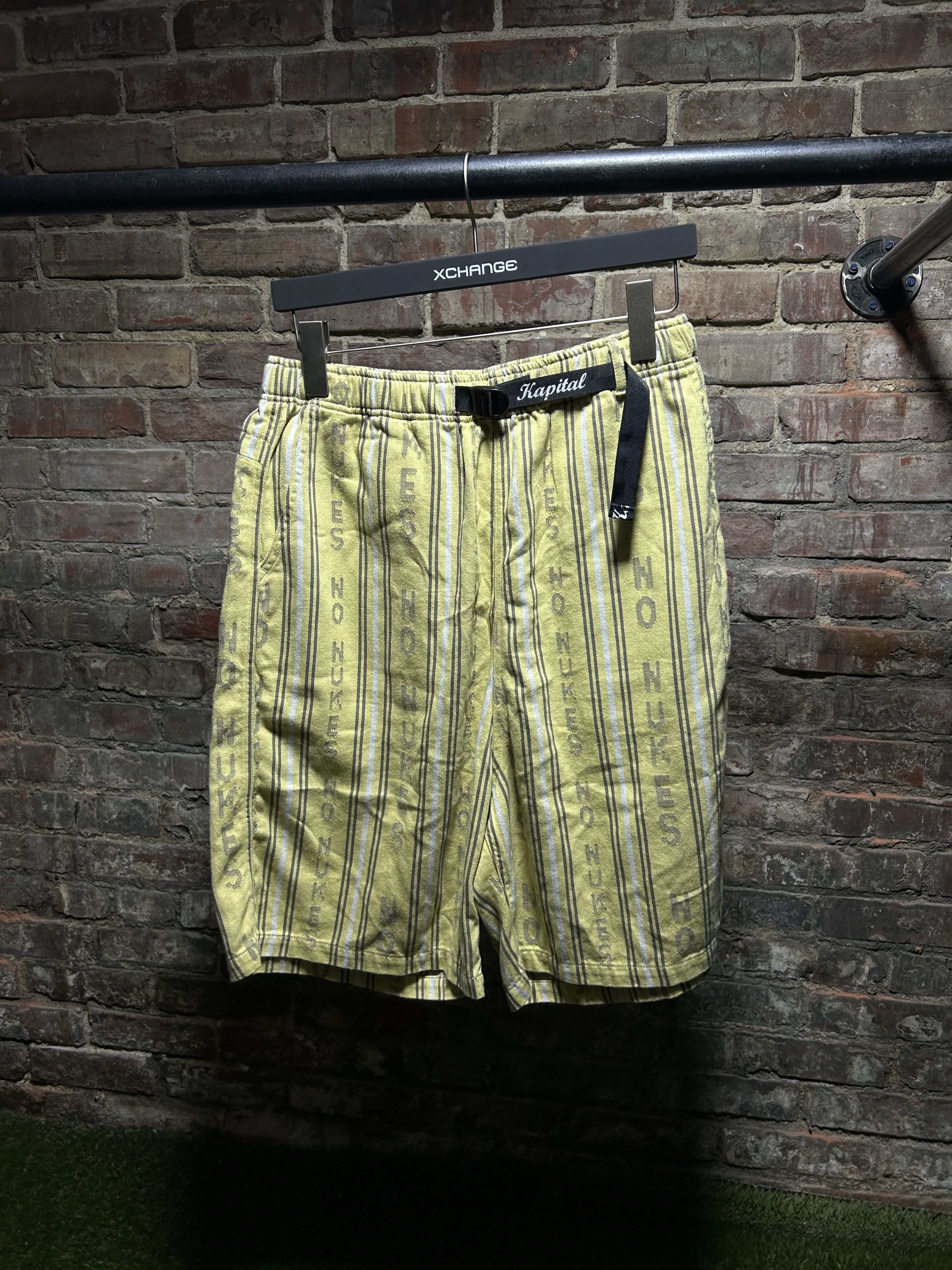 Kapital Kapital Linen Nukes Shorts Size US 32 / EU 48 - 1 Thumbnail