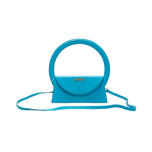 Jacquemus Le Sac Rond Blue Shoulder Bag, Women's