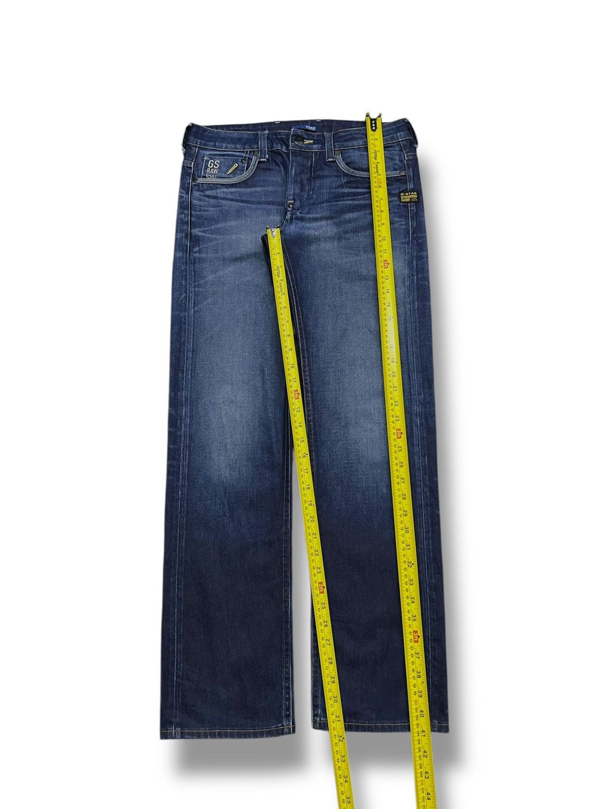 G-Star Vintage G-Star Raw Denim - Faded Wash, Honeycomb Denim Size US 32 / EU 48 - 15 Thumbnail