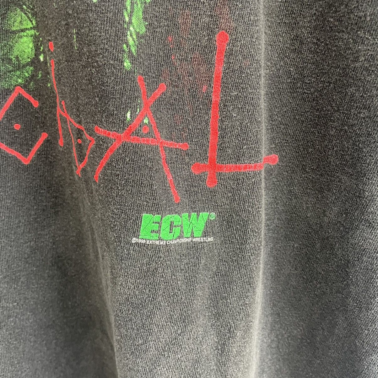 Vintage Vintage 90s ECW Sabu homicidal tshirt Size US L / EU 52-54 / 3 - 8 Thumbnail