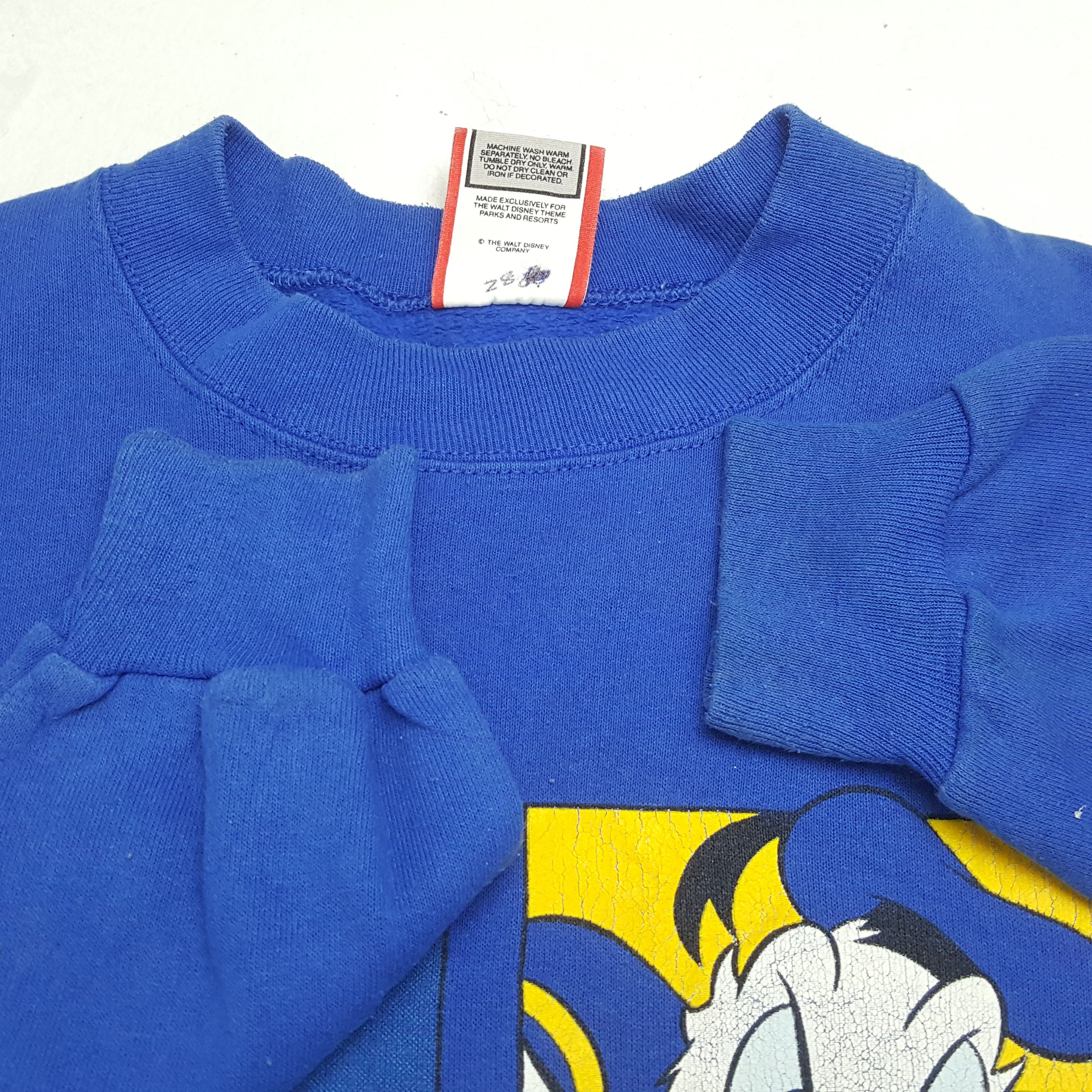 Cartoon Network × Disney × Vintage Vintage DONALD DUCKS DISNEY Streetwear Style Sweatshirt Size US L / EU 52-54 / 3 - 7 Thumbnail