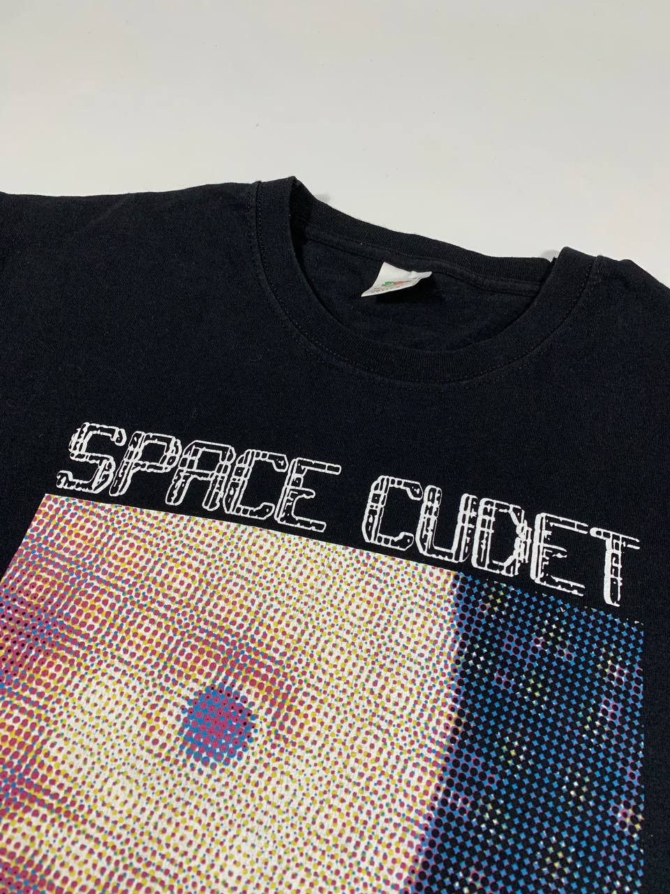 Fruit Of The Loom Space Cudet Vintage Black T-shirt Size US L / EU 52-54 / 3 - 5 Thumbnail