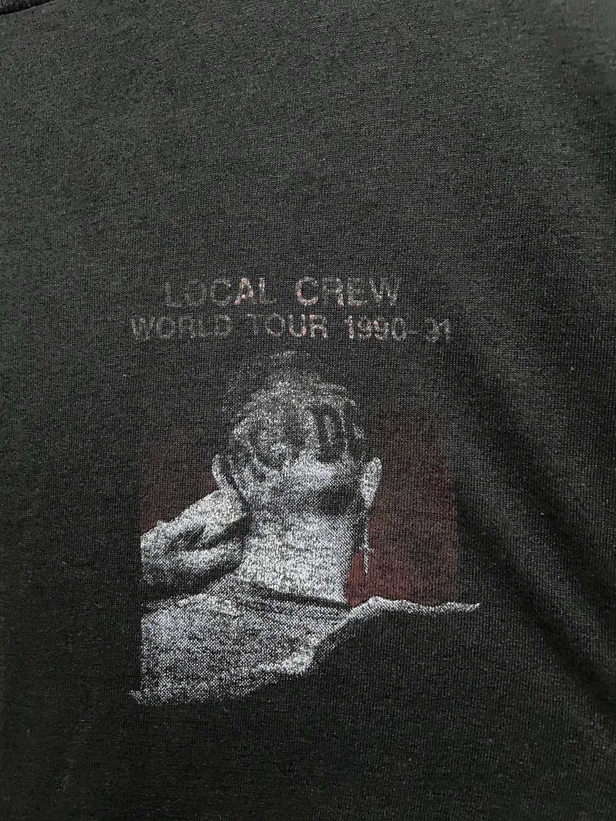 AC/DC Vintage 1990s AC/DC Local Crew Razors Edge Tour Tee XXL Size US XXL / EU 58 / 5 - 3 Thumbnail