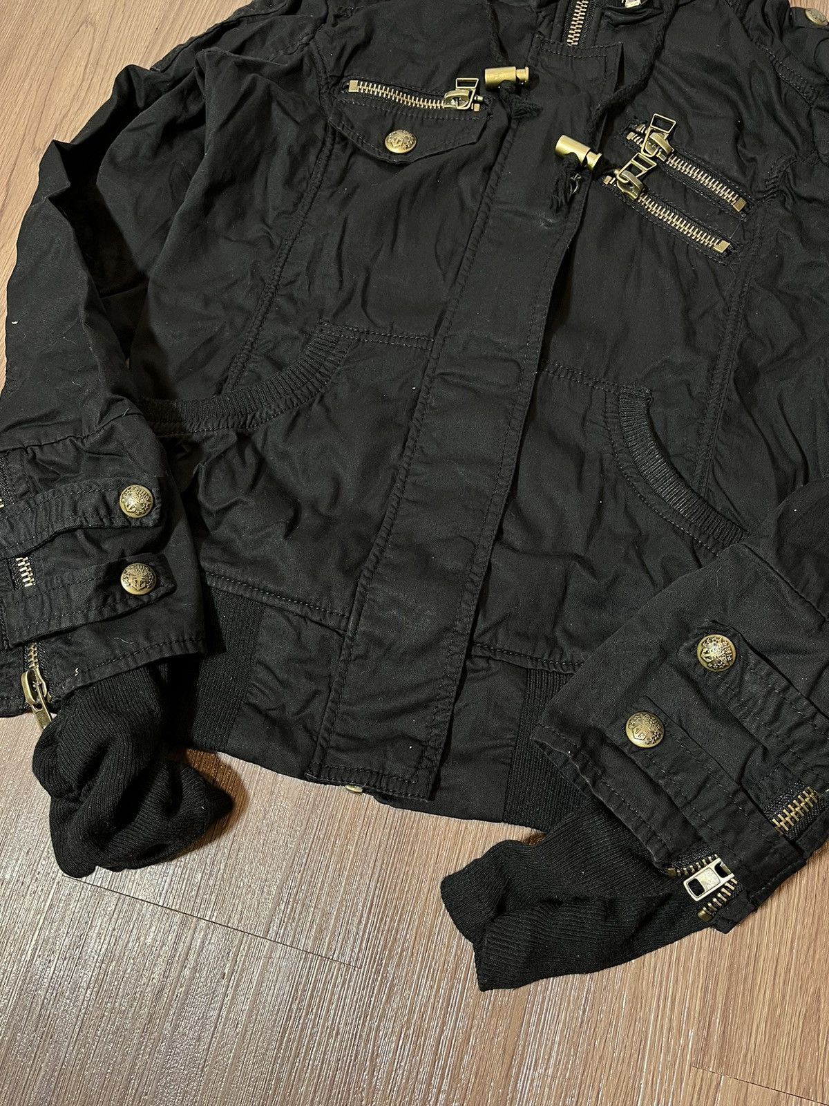Hysteric Glamour Layla Rose japan multizipper bondage punk skinny jacket Size US M / EU 48-50 / 2 - 5 Thumbnail