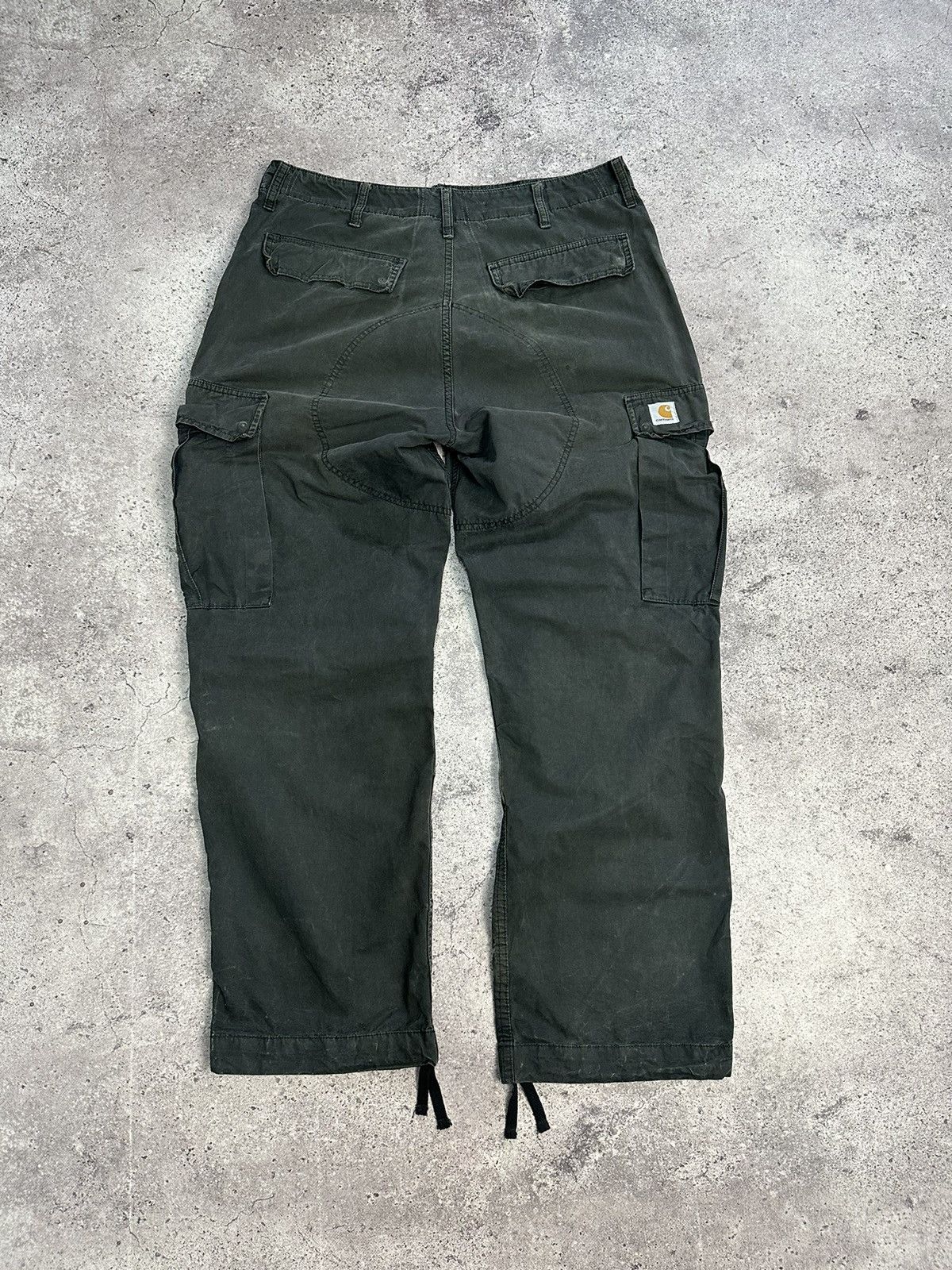 Carhartt Vintage Carhartt Cargo Distressed Pants Faded Gray Y2K Size US 33 - 7 Thumbnail