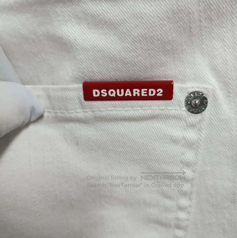 Dsquared2 DSQUARED2 Men's White Casual Pants . Size US 28 / EU 44 - 3 Thumbnail