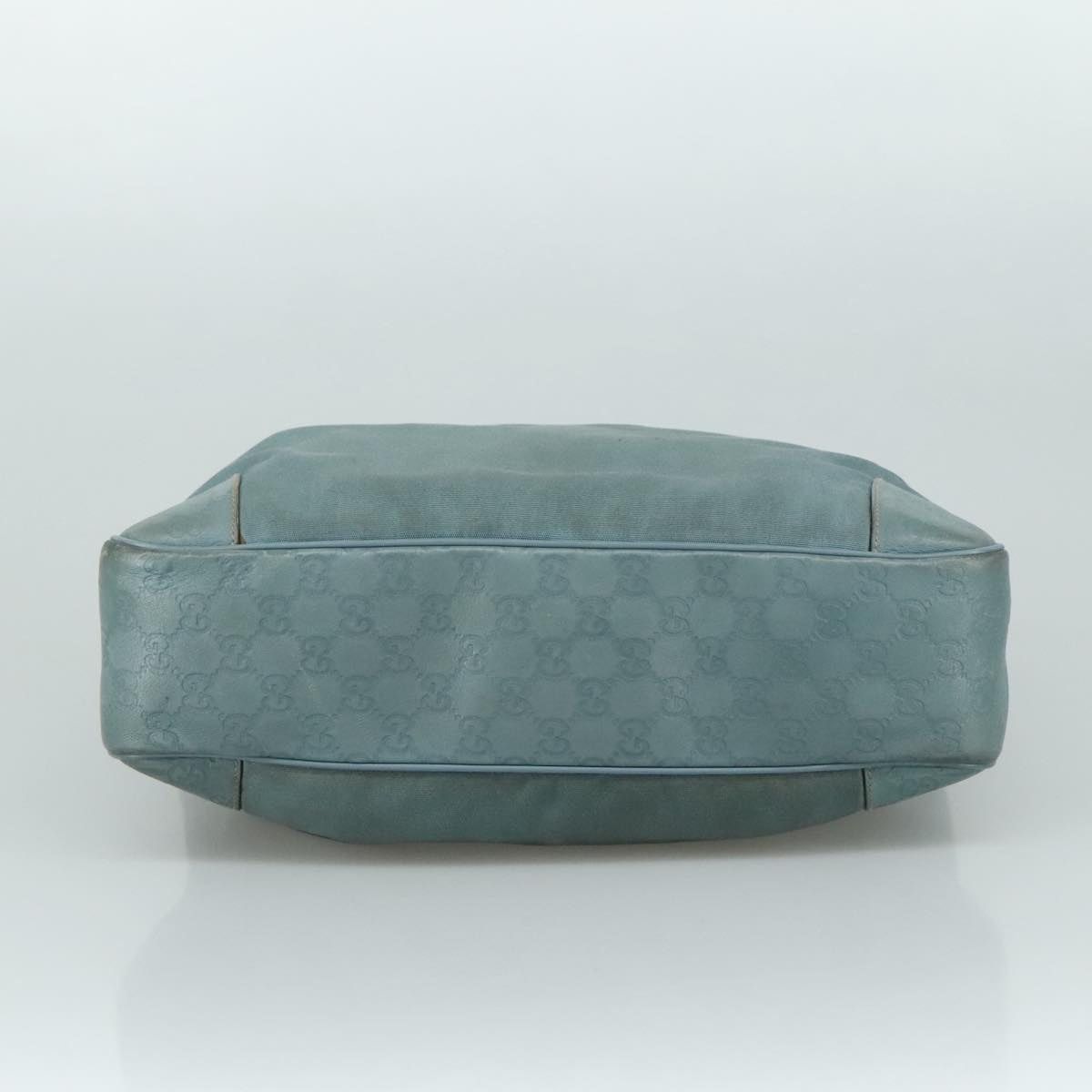 Gucci GUCCI GG Canvas Guccissima Shoulder Bag Turquoise Blue Size ONE SIZE - 5 Thumbnail