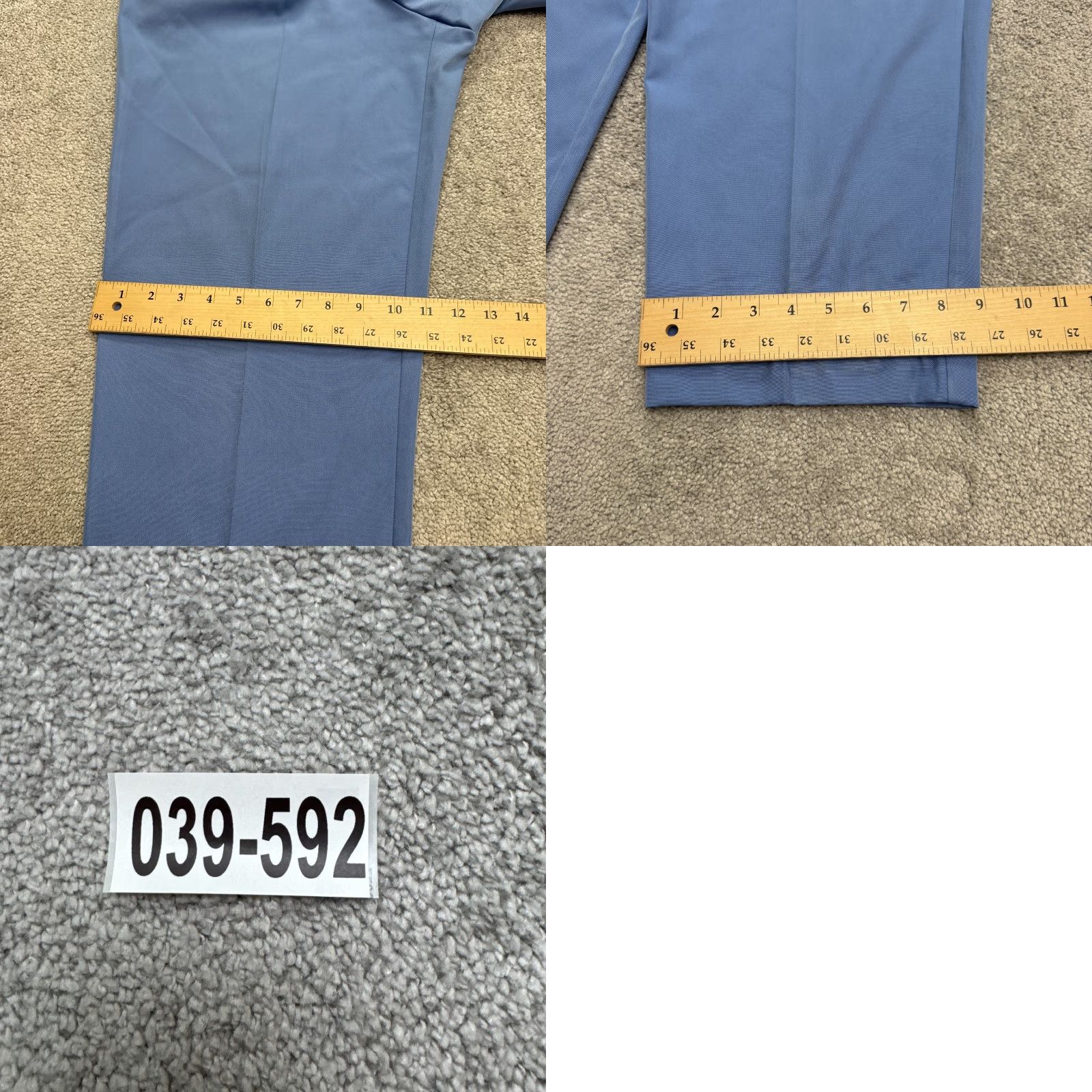 Vintage Alfred Dunner Classic Fit Cropped Pants Womens 14 Blue 30x24 Card Secured Pull On, Infinity? Size 30" / US 8 / IT 44 - 9 Thumbnail