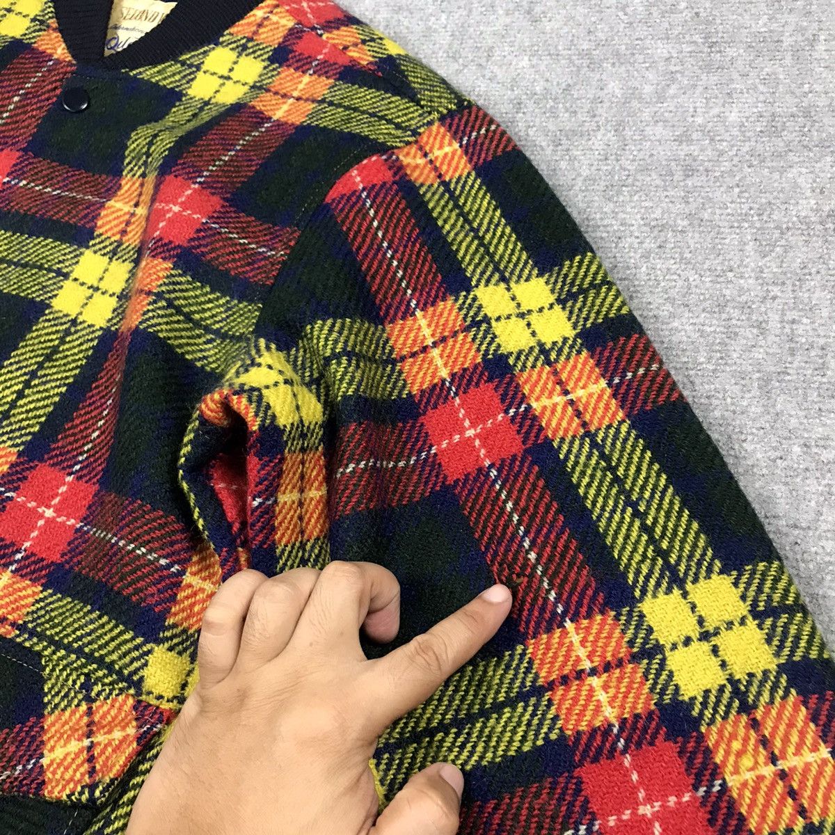 Japanese Brand × Vintage SECOND WEAR WOOL FLANNEL SNAP BUTTON JACKET Size US M / EU 48-50 / 2 - 9 Thumbnail
