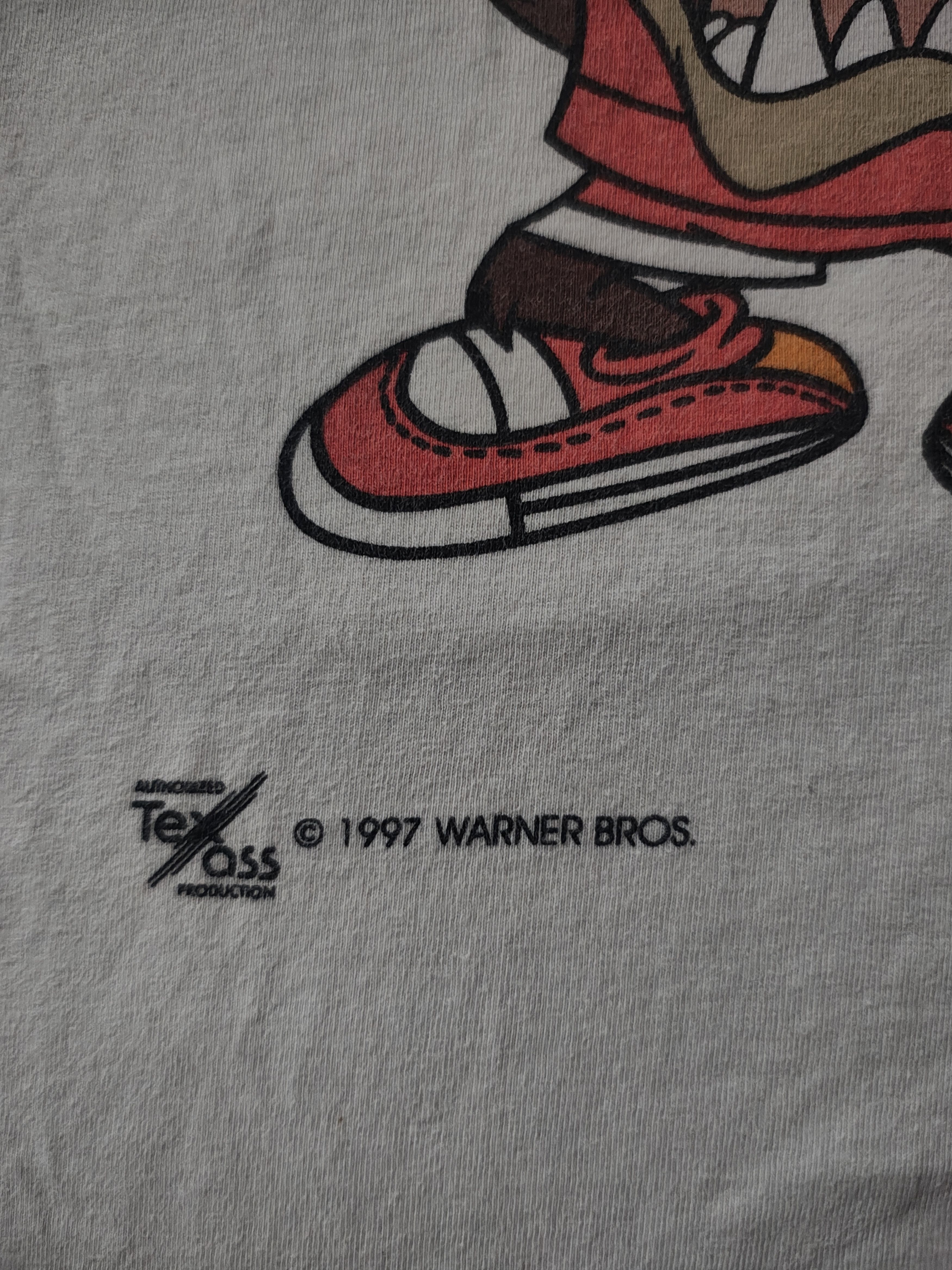 Cartoon Network × Vintage × Warner Bros 1997 Looney Tunes Official Merch Tee Tasmanian Devil Size US XL / EU 56 / 4 - 4 Thumbnail