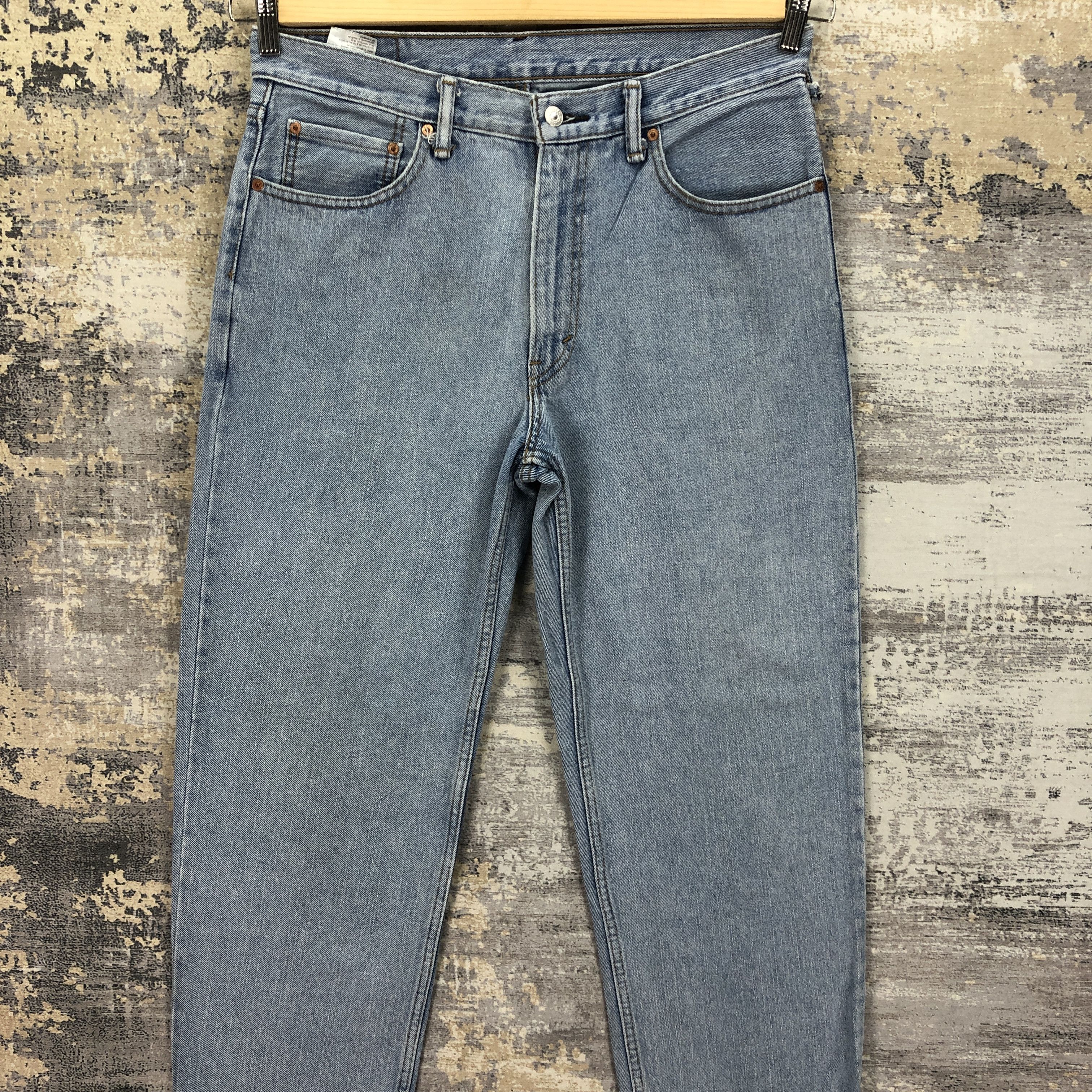 Levi's Vintage Y2K Levis 550 Light Wash Jeans Levi's Faded Denim Size US 32 / EU 48 - 3 Thumbnail