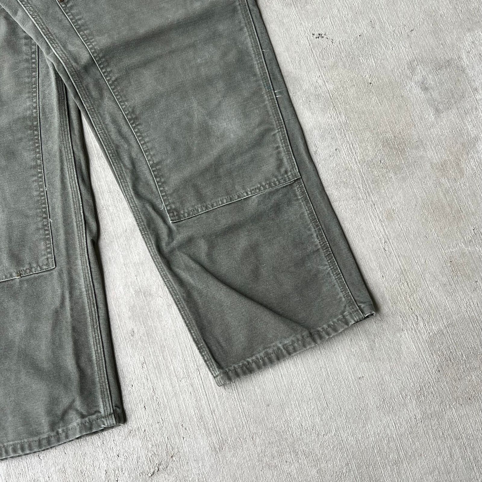 Carhartt × Vintage Carhartt green double knee work wear carpenter pants Size US 32 / EU 48 - 4 Thumbnail