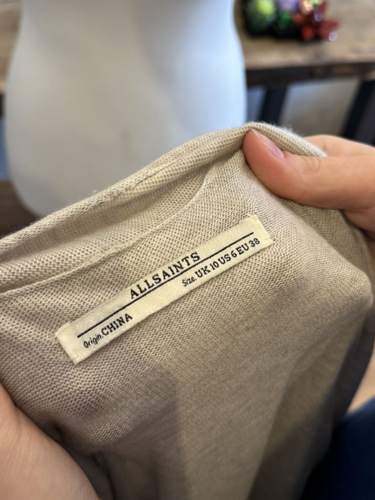 Allsaints Vintage Allsaints woolen avant garde sweater rick swag japan Size M / US 6-8 / IT 42-44 - 5 Thumbnail