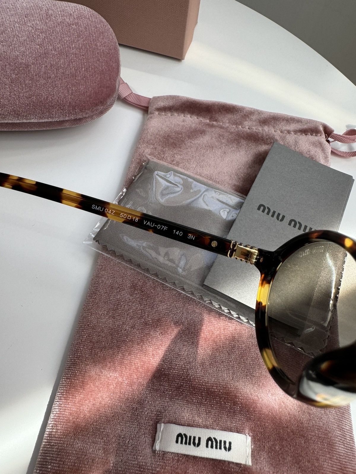 Miu Miu NEW Miu Miu sunglasses MU 04ZS VAU-07F Size ONE SIZE - 10 Thumbnail