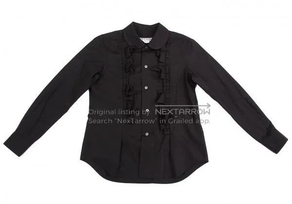 Comme des Garcons Comme Des Garcons Vintage Black Lace Shirt Top Size XS / US 0-2 / IT 36-38 - 2 Thumbnail