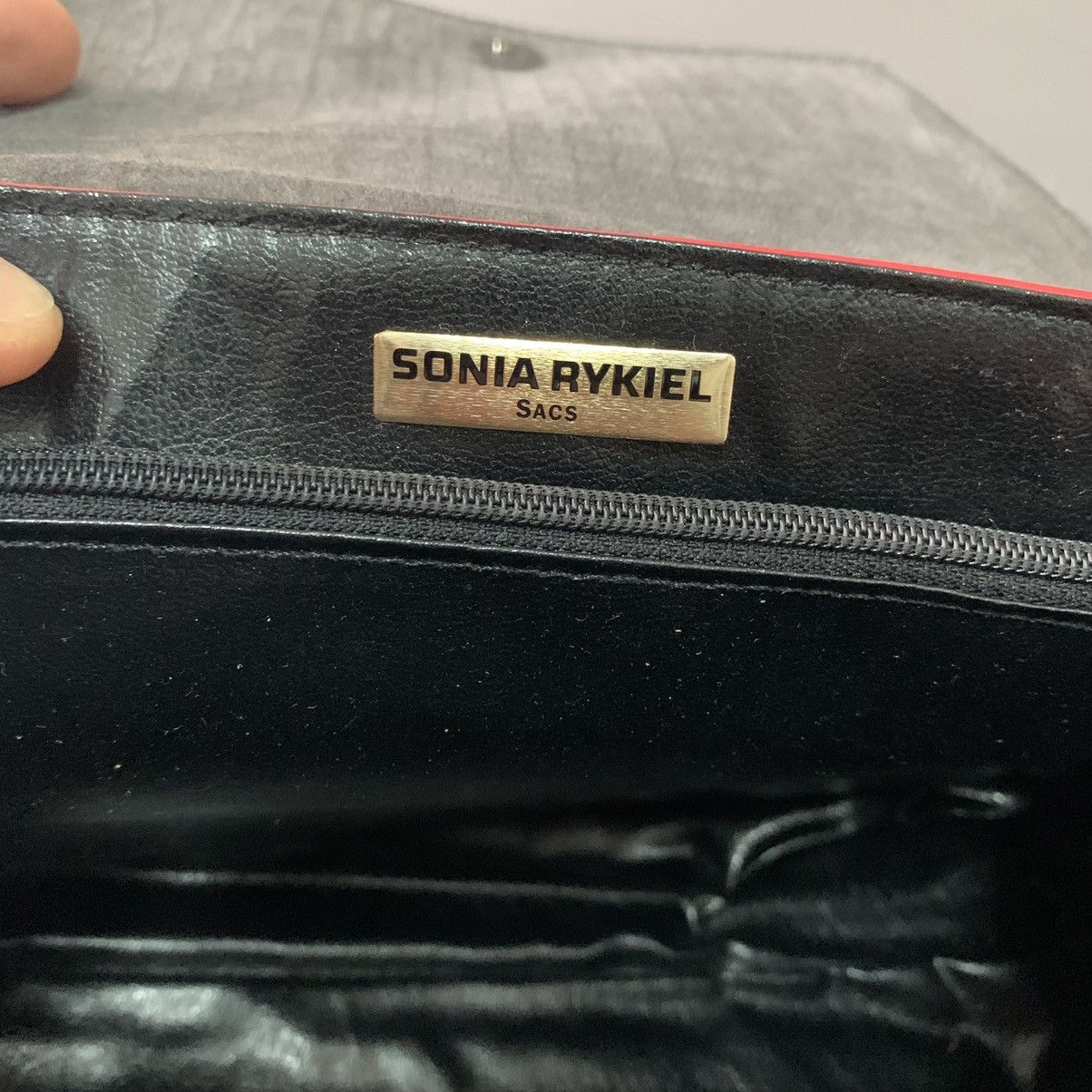Sonia Rykiel Sonia Rykiel Leather Chain Pochette Size ONE SIZE - 9 Thumbnail